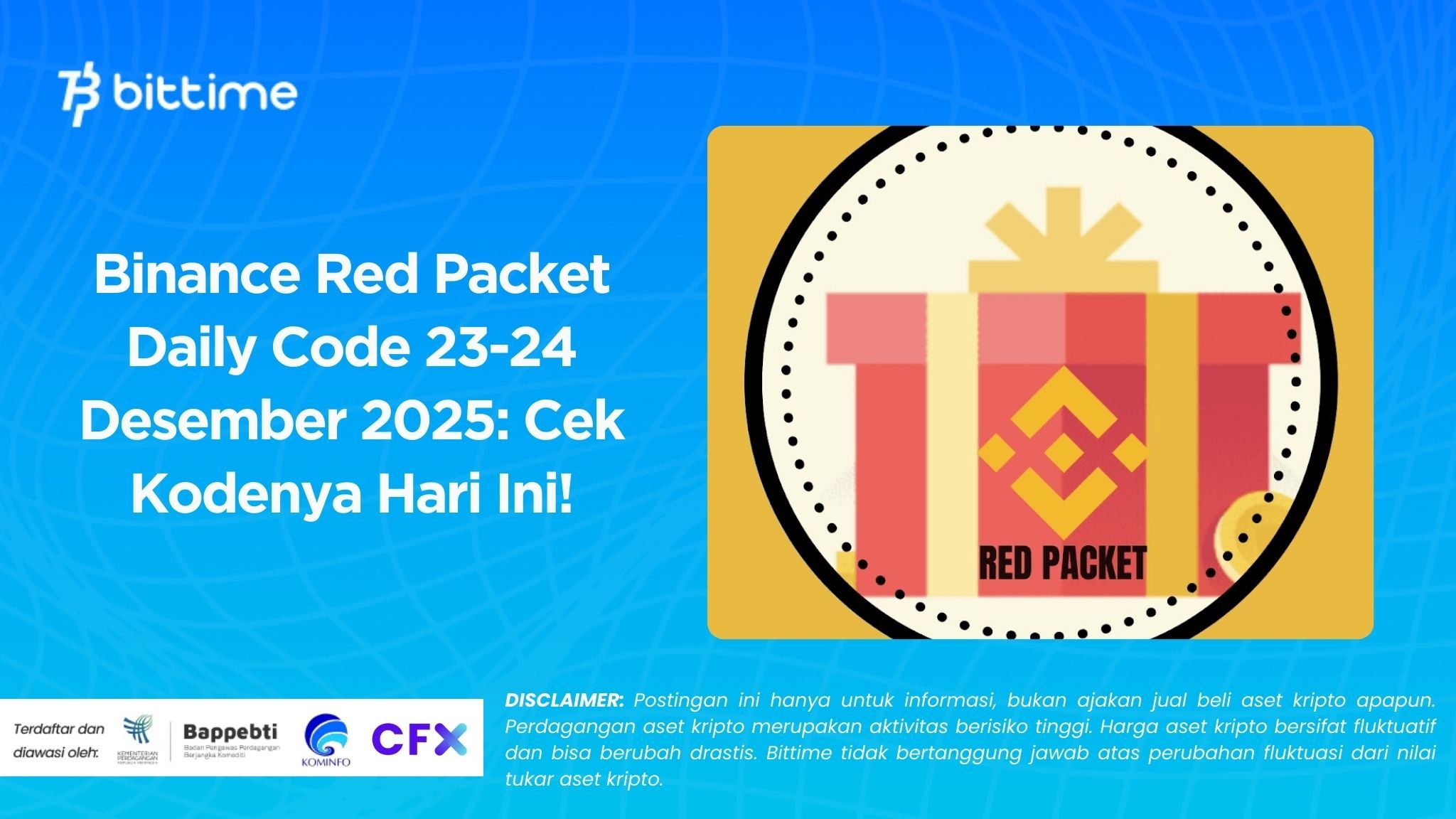 Binance Red Packet Daily Code 23-24 Desember 2025: Cek Kodenya Hari Ini!
