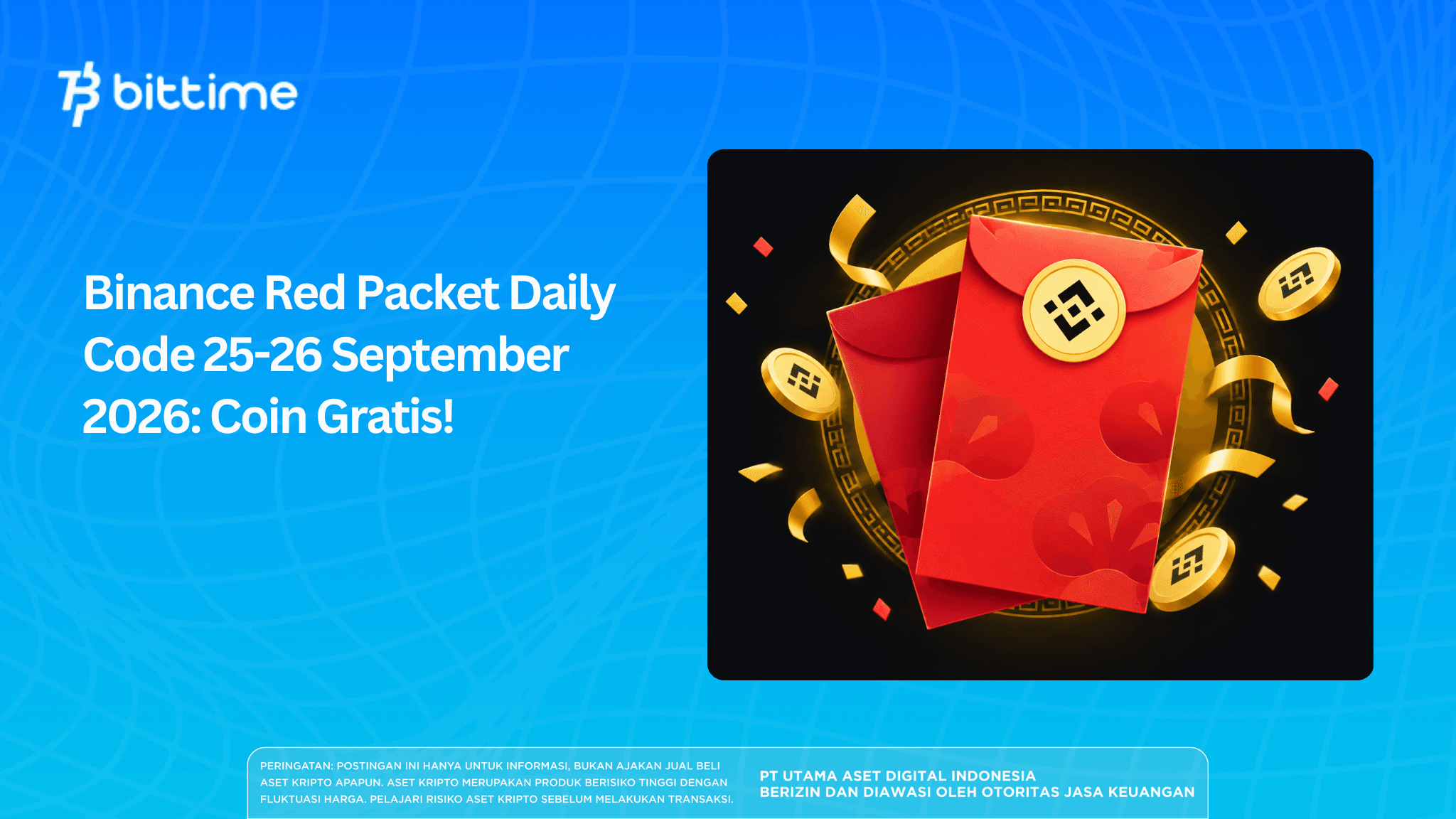 Binance Red Packet Daily Code September 25–26, 2026: Free Coins!