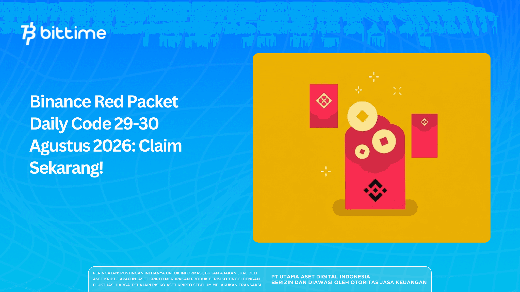 Binance Red Packet Daily Code for August 29–30, 2026: Claim Now!
