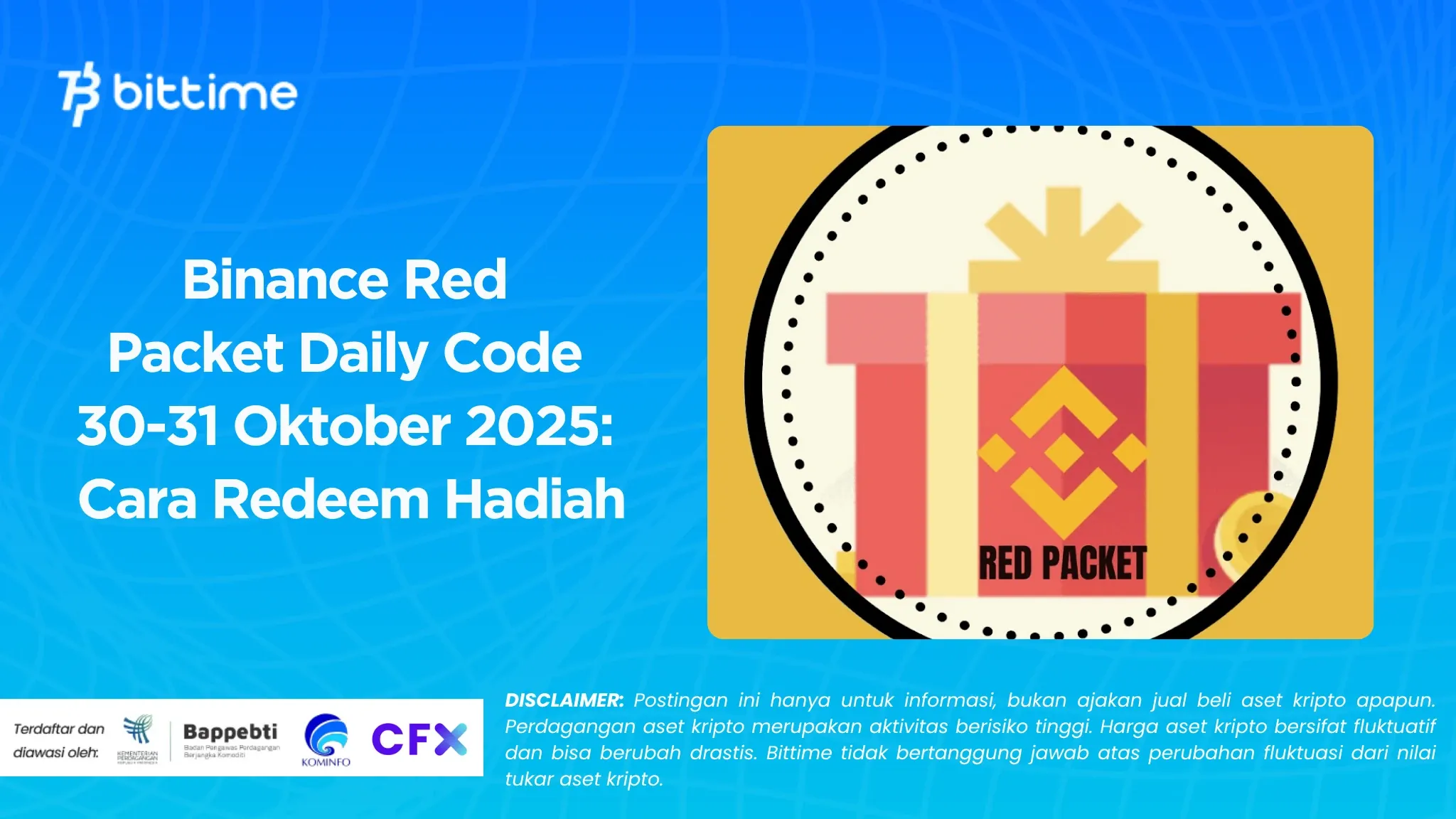 Binance Red Packet Daily Code 30 Oktober 2025
