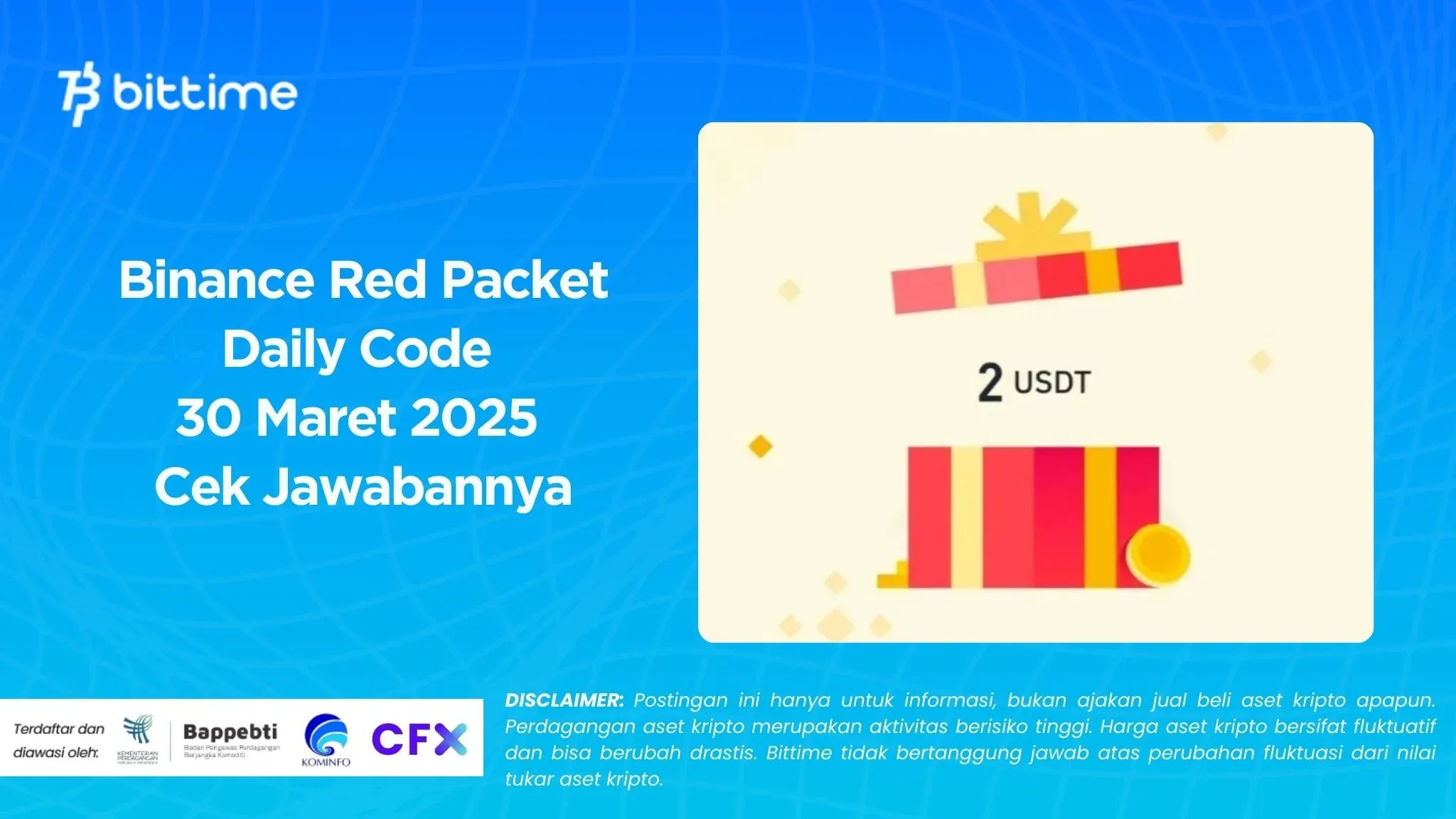 Binance Red Packet Daily Code  30 Maret 2025  Cek Jawabannya.webp