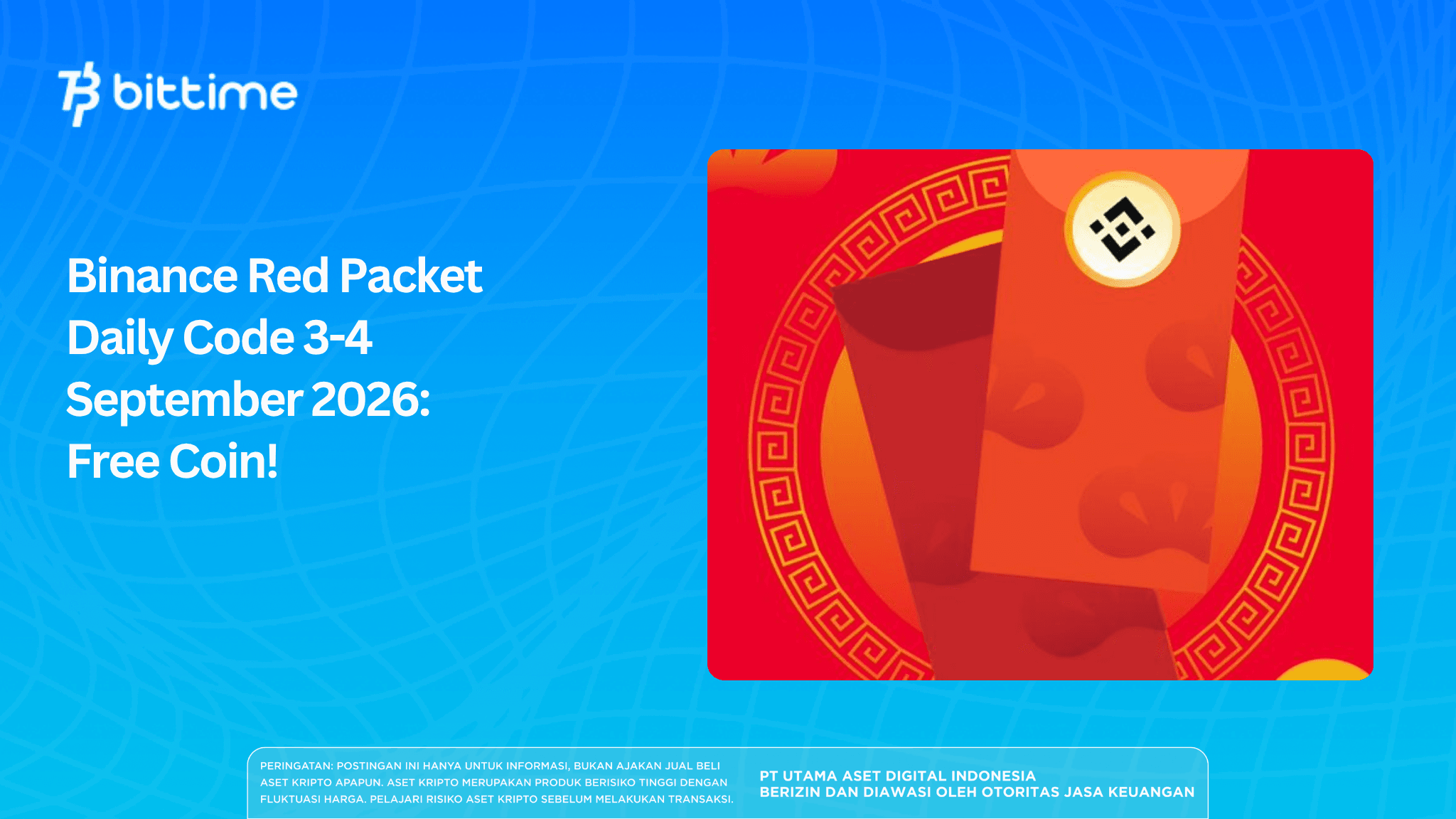 Binance Red Packet Daily Code September 3–4, 2026: Free Coins!