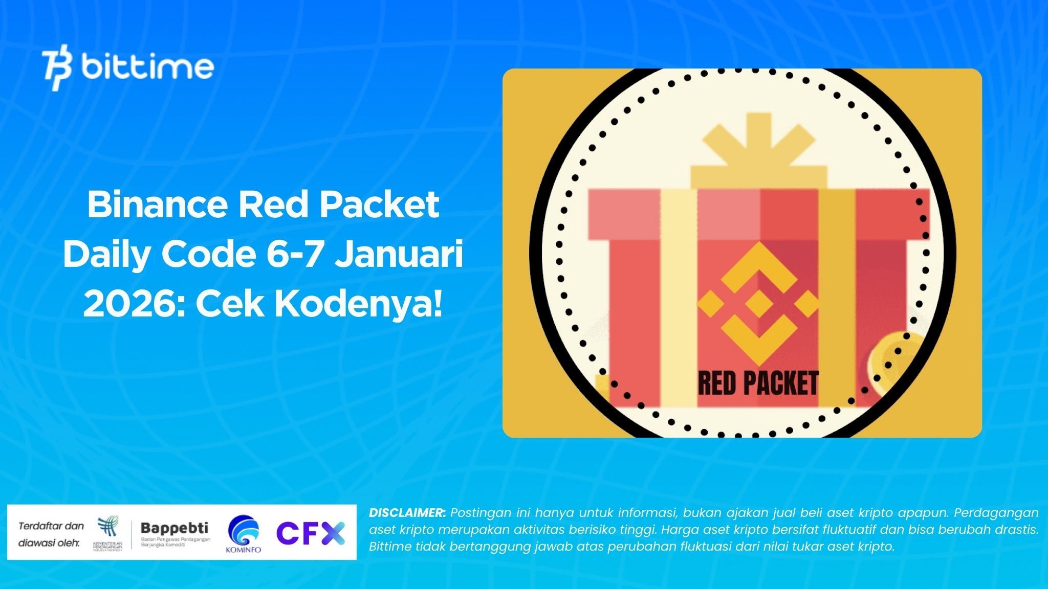 Binance Red Packet Daily Code 6-7 Januari 2026 Cek Kodenya!