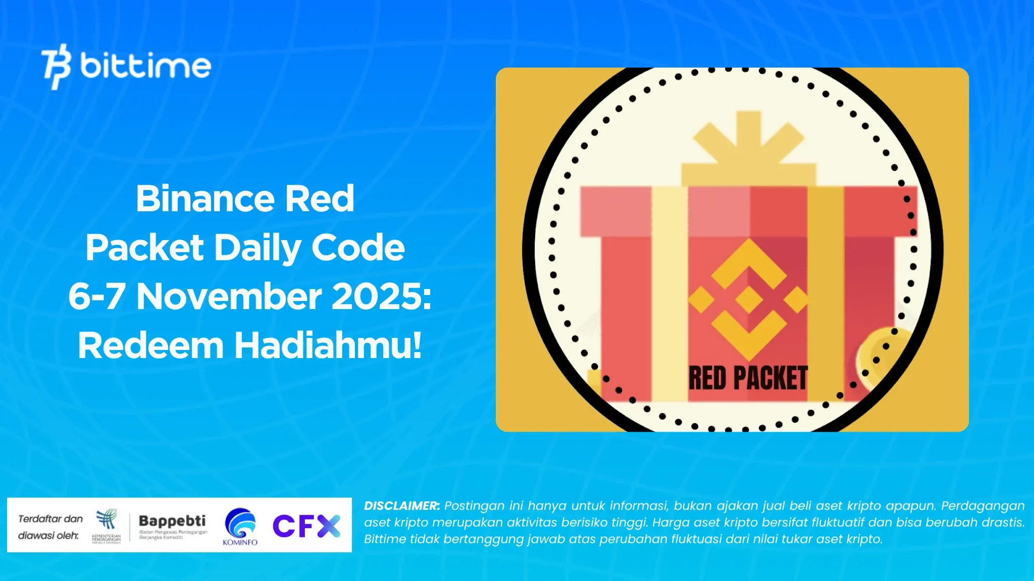 Binance Red Packet Daily Code 6 November 2025