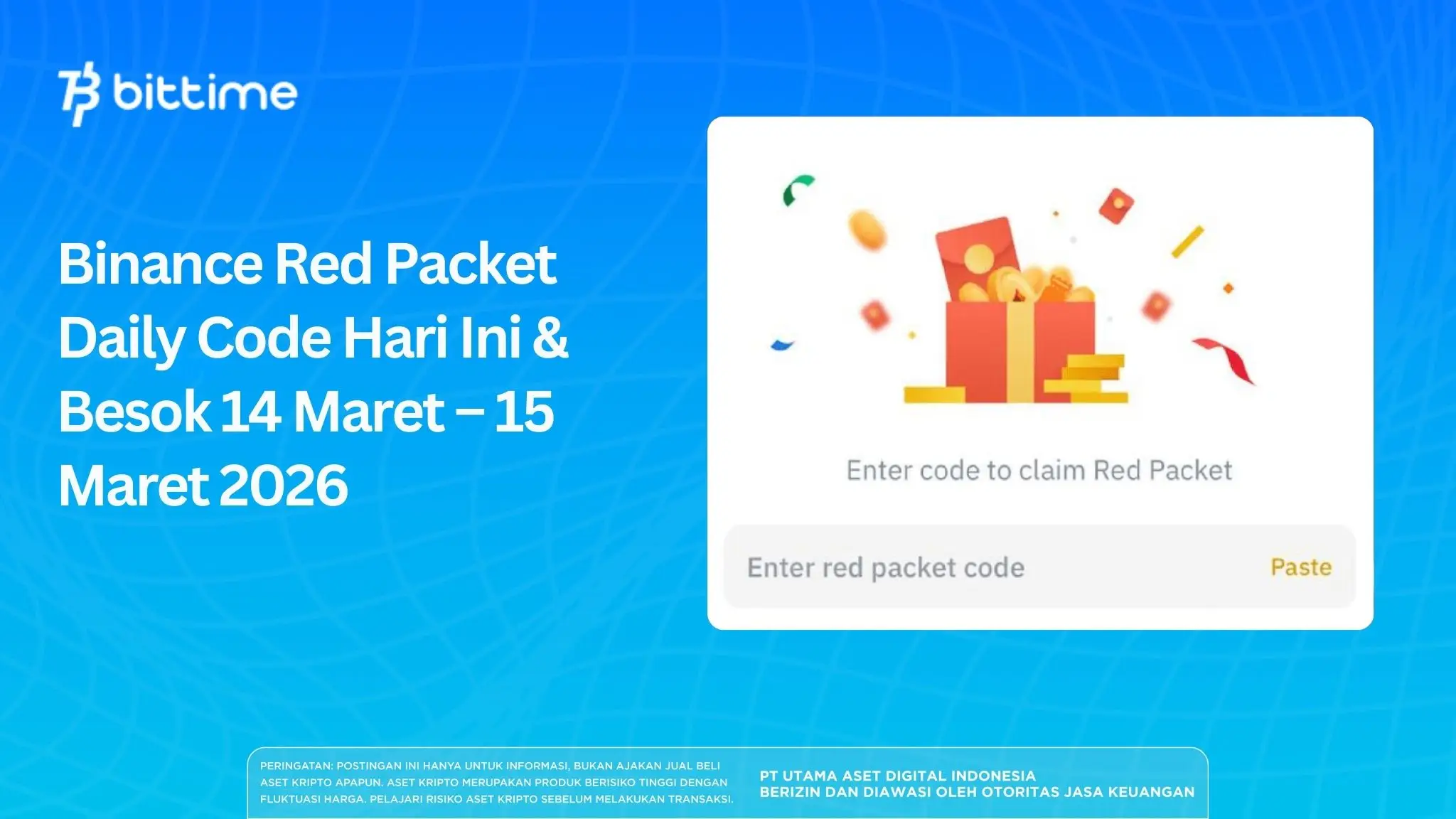 Binance Red Packet Daily Code Hari Ini & Besok 14 Maret – 15 Maret 2026