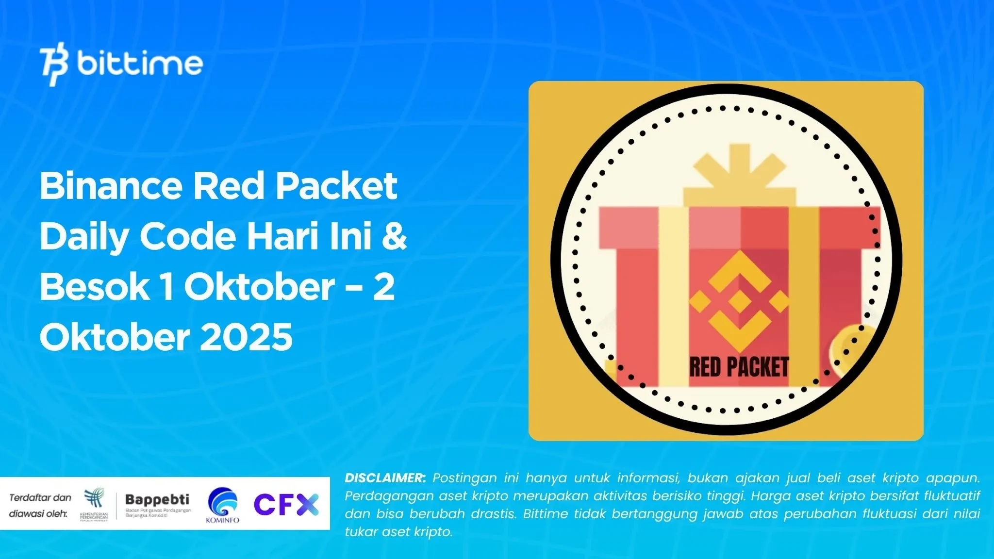 Binance Red Packet Daily Code Hari Ini & Besok 1 Oktober – 2 Oktober 2025.webp