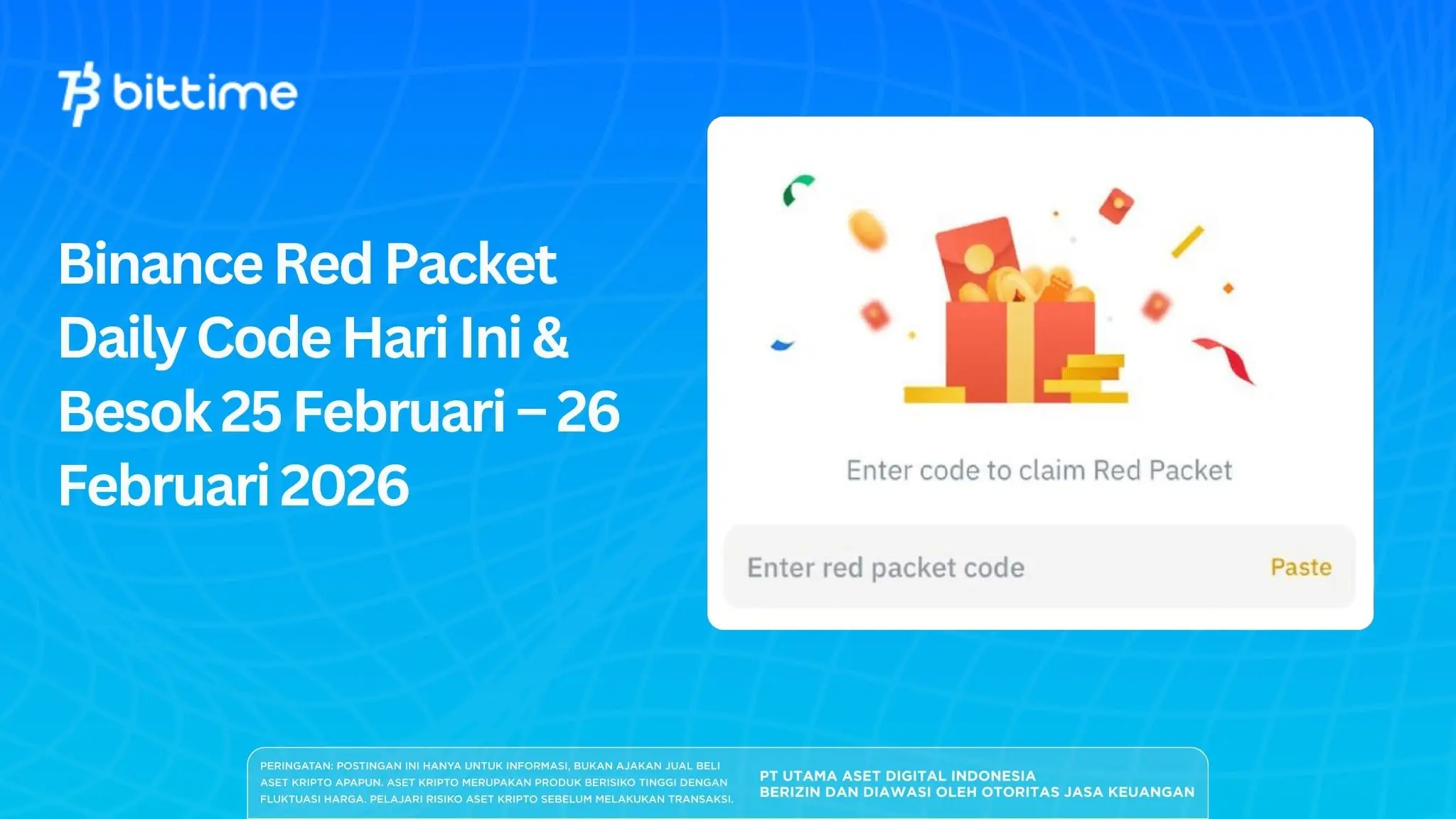 Binance Red Packet Daily Code Hari Ini & Besok 25 Februari – 26 Februari 2026