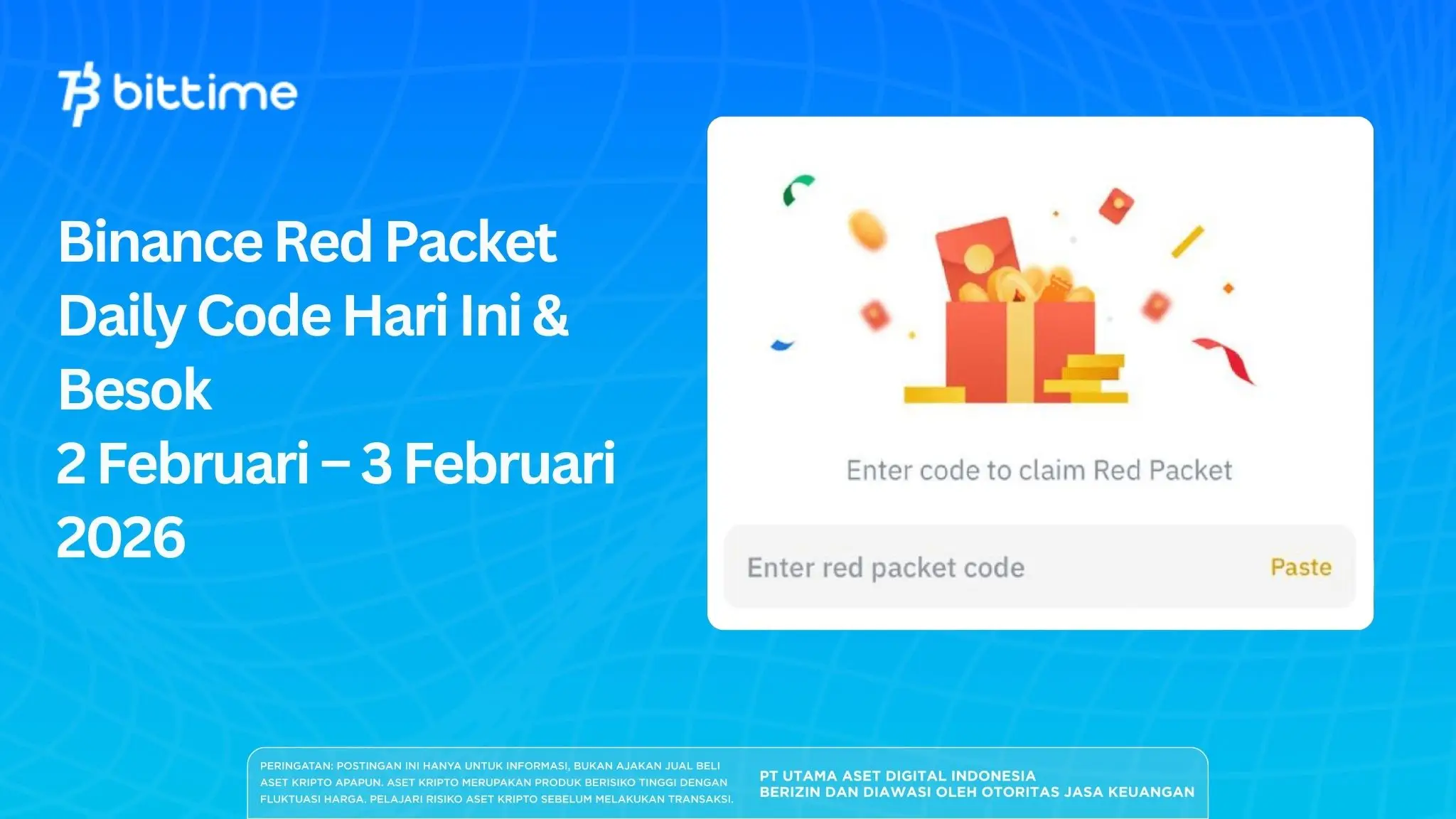 Binance Red Packet Daily Code Hari Ini & Besok 2 Februari – 3 Februari 2026