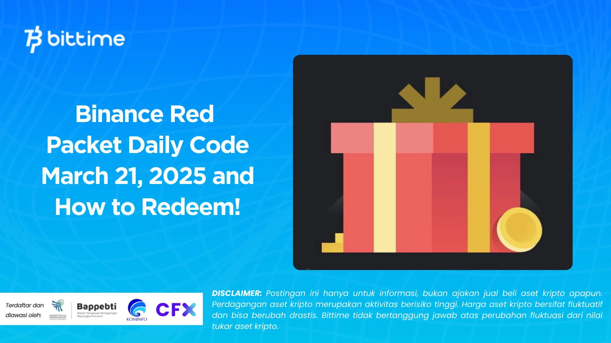 Binance Red Packet Daily Code March 21, 2025