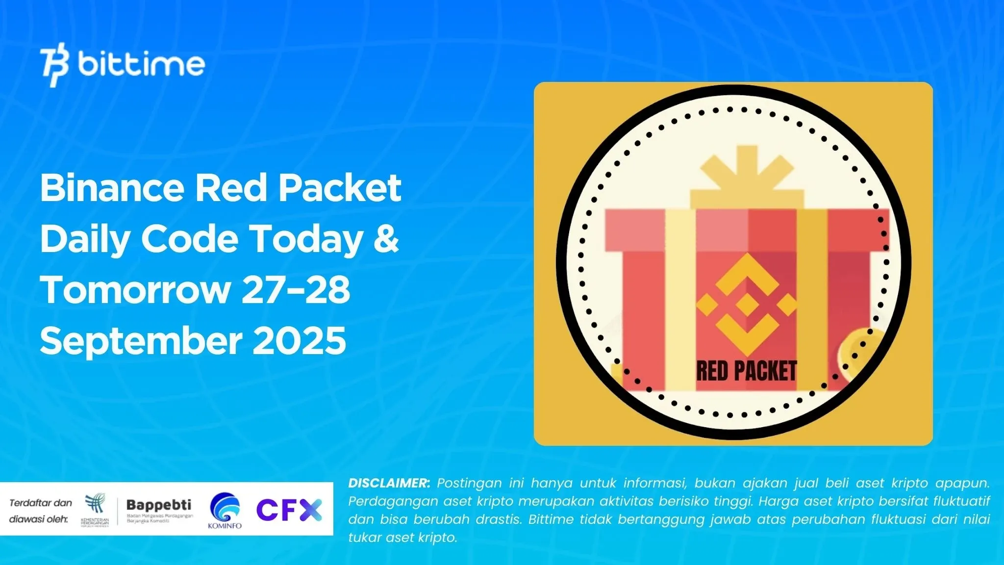 Binance Red Packet Daily Code Today & Tomorrow 27–28 September 2025.webp