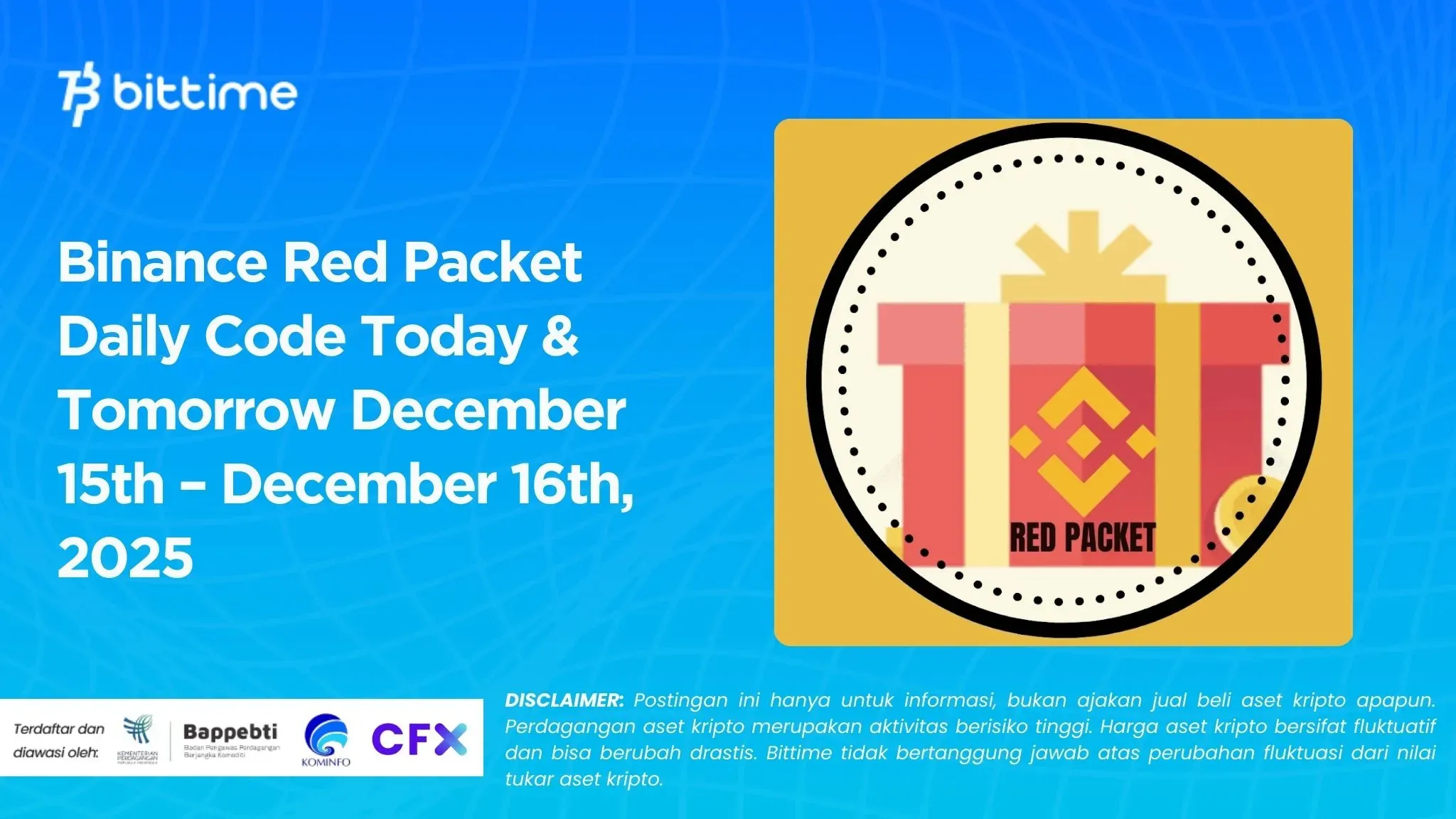 Binance Red Packet Daily Code Today & Tomorrow December 15th – December 16th, 2025