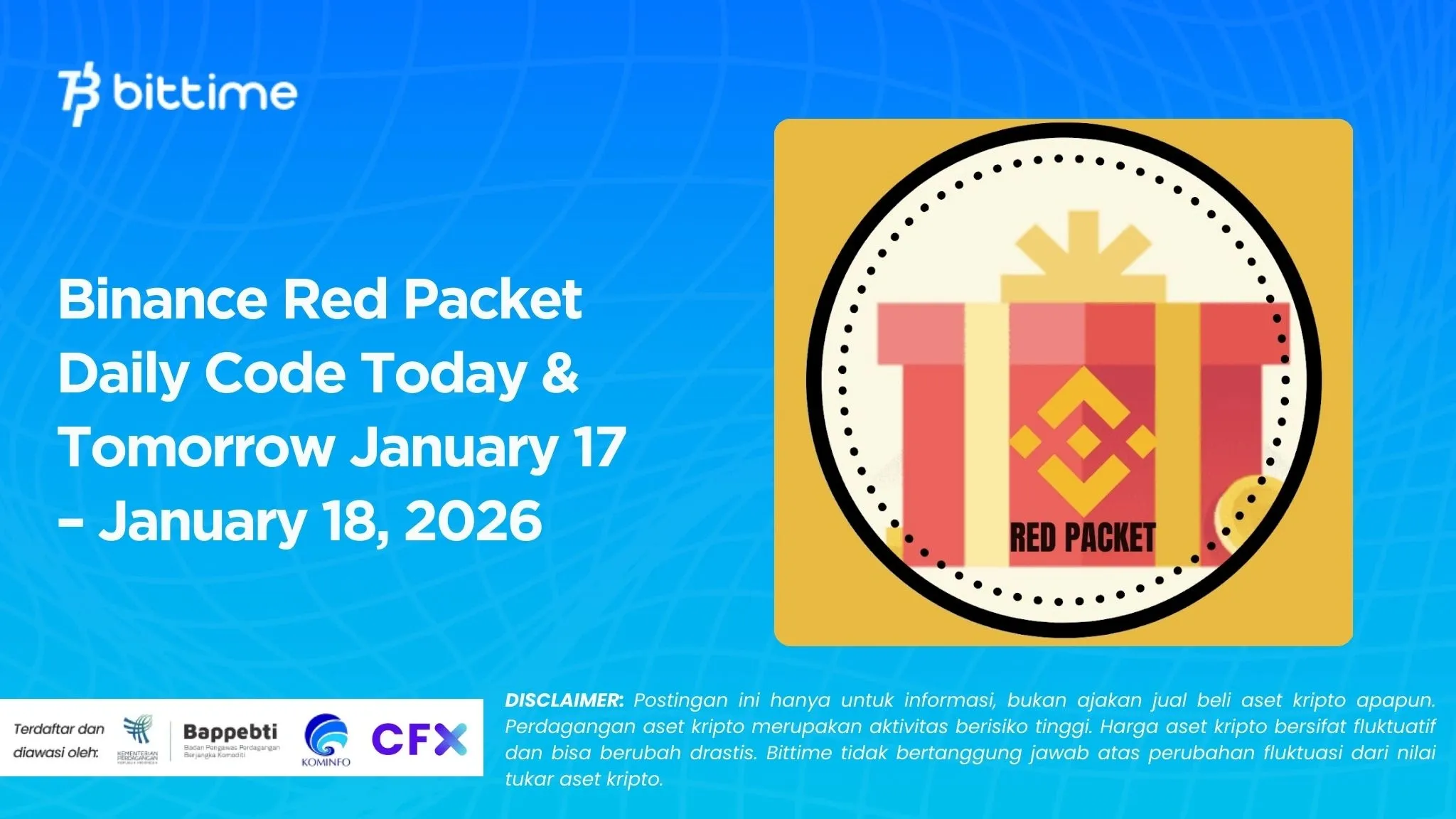 Binance Red Packet Daily Code Today & Tomorrow January 17 – January 18, 2026.webp