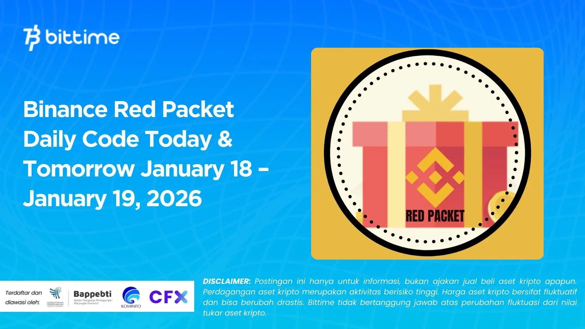 Binance Red Packet Daily Code Today & Tomorrow January 18 – January 19, 2026.webp