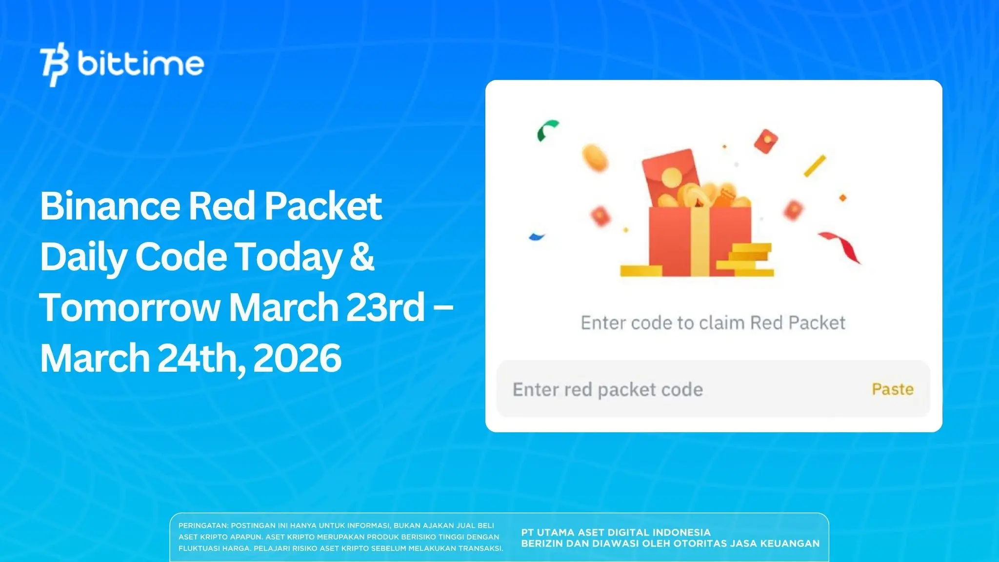 Binance Red Packet Daily Code Today & Tomorrow March 23rd – March 24th, 2026.webp