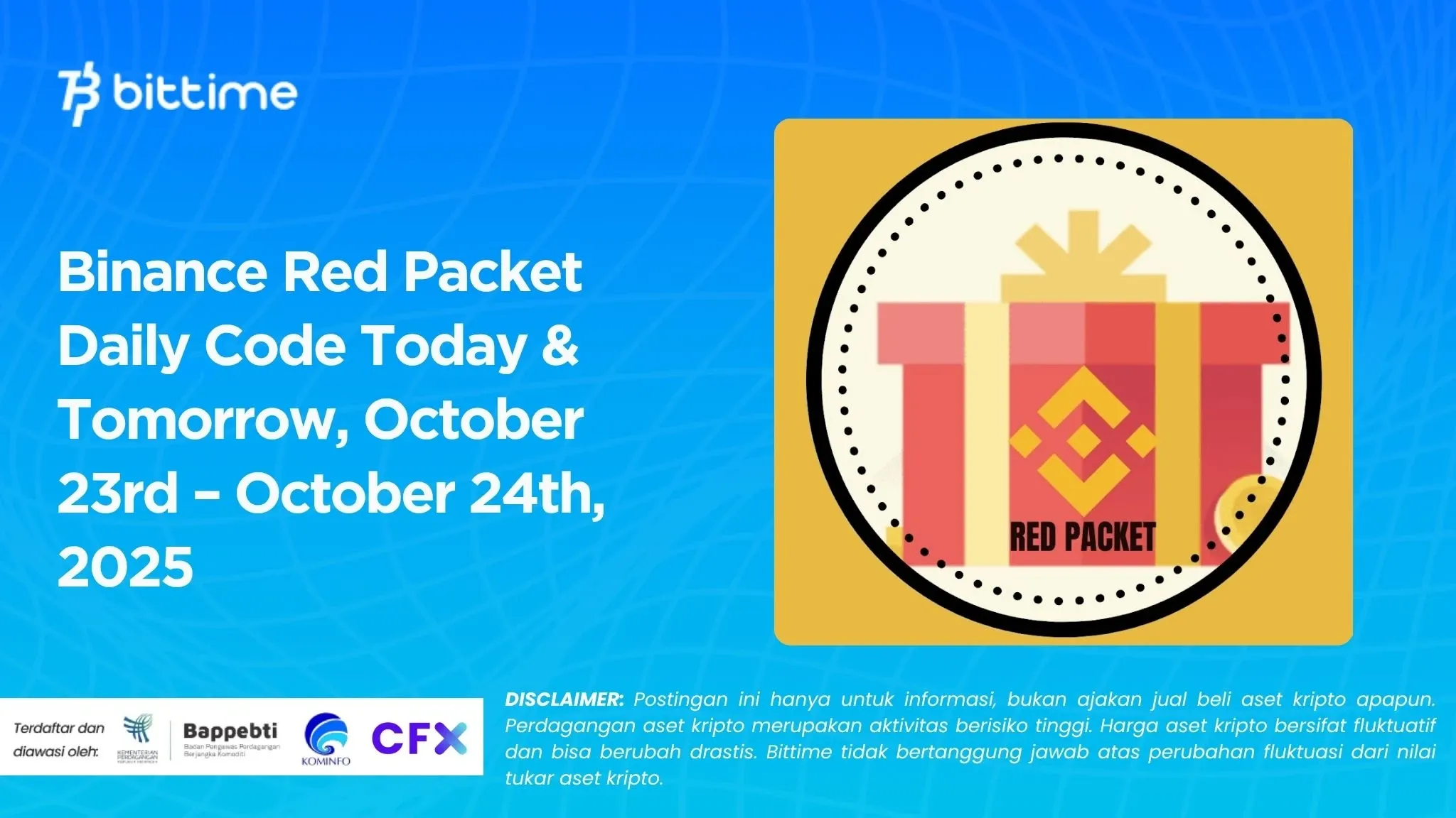 Binance Red Packet Daily Code Today & Tomorrow, October 23rd – October 24th, 2025.webp