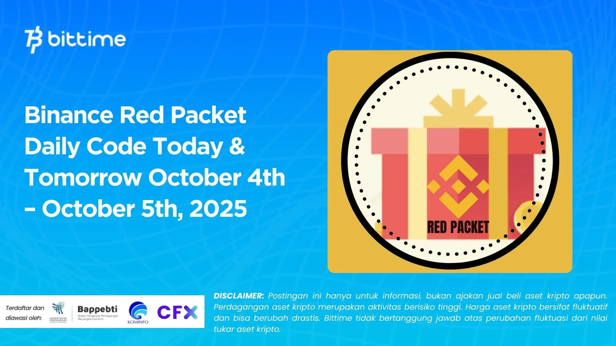 Binance Red Packet Daily Code Today & Tomorrow October 4th – October 5th, 2025.webp