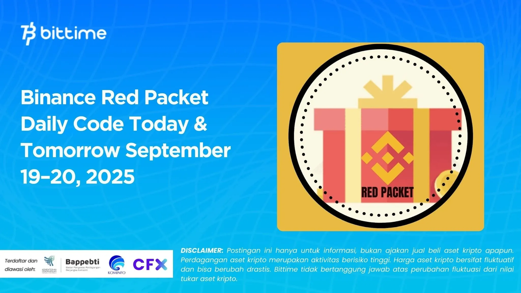 Binance Red Packet Daily Code Today & Tomorrow September 18–19, 2025 (1).webp