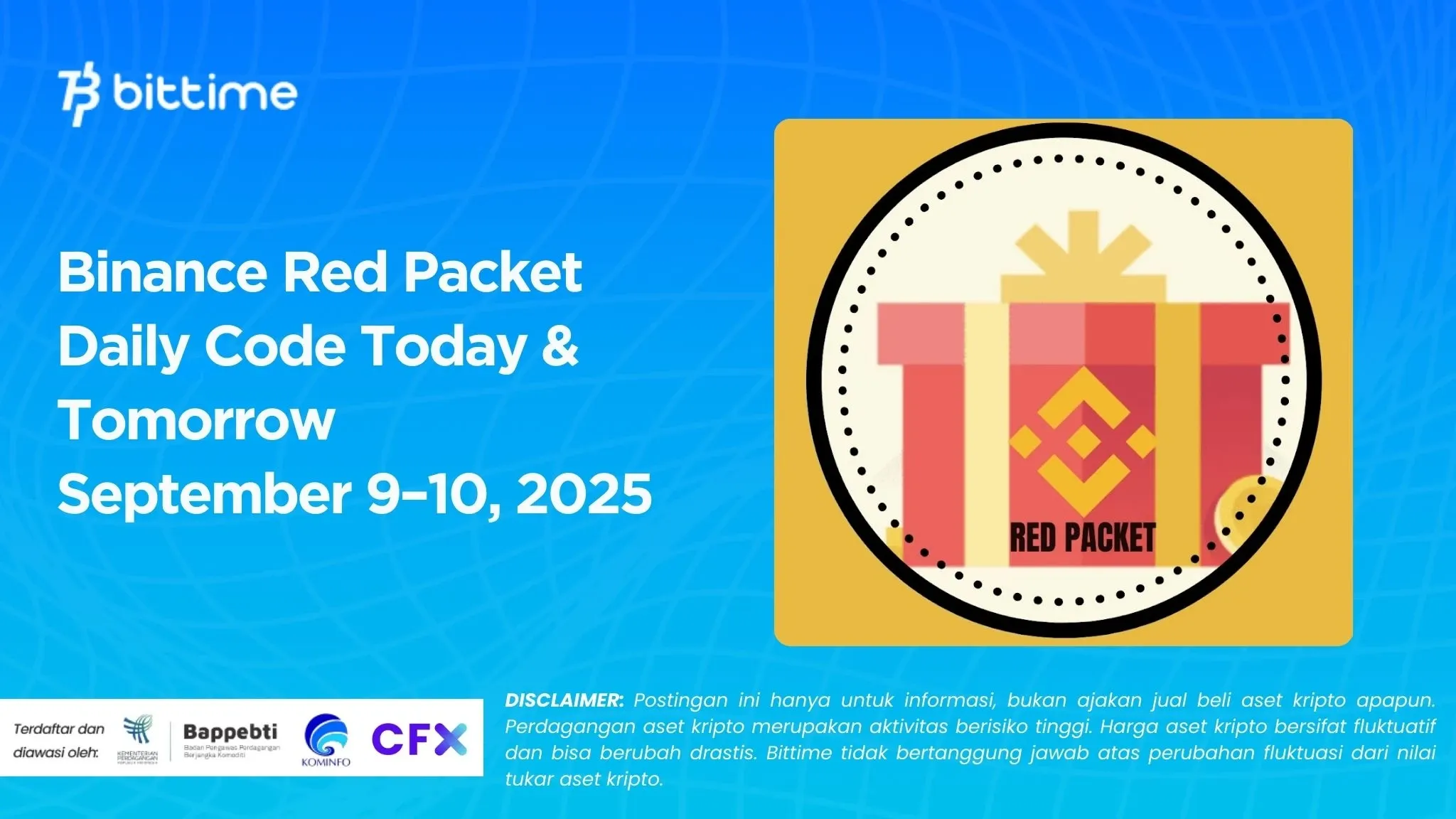 Binance Red Packet Daily Code Today & Tomorrow September 9–10, 2025.webp