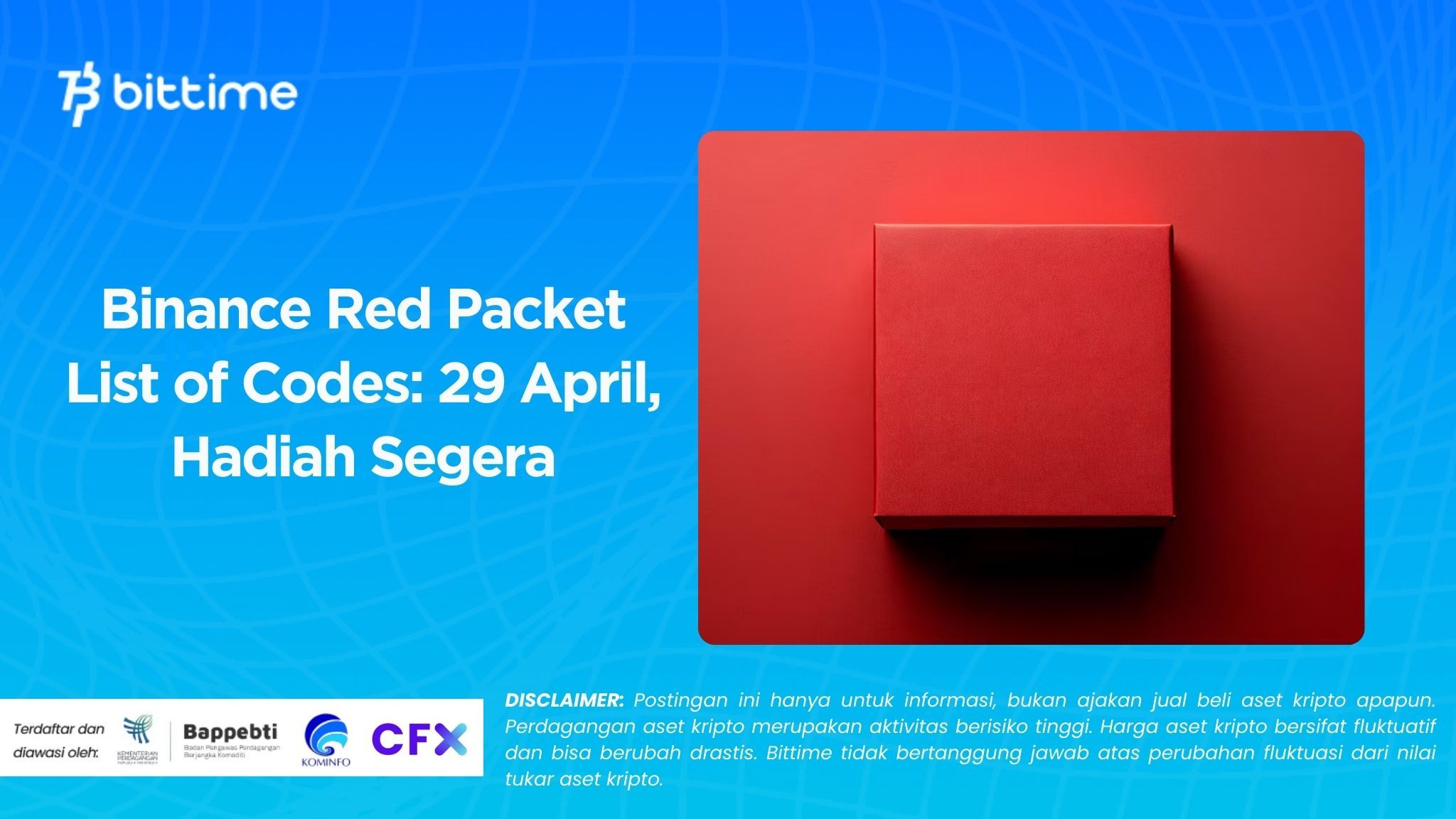 Binance Red Packet List of Codes 29 April, Hadiah Segera.