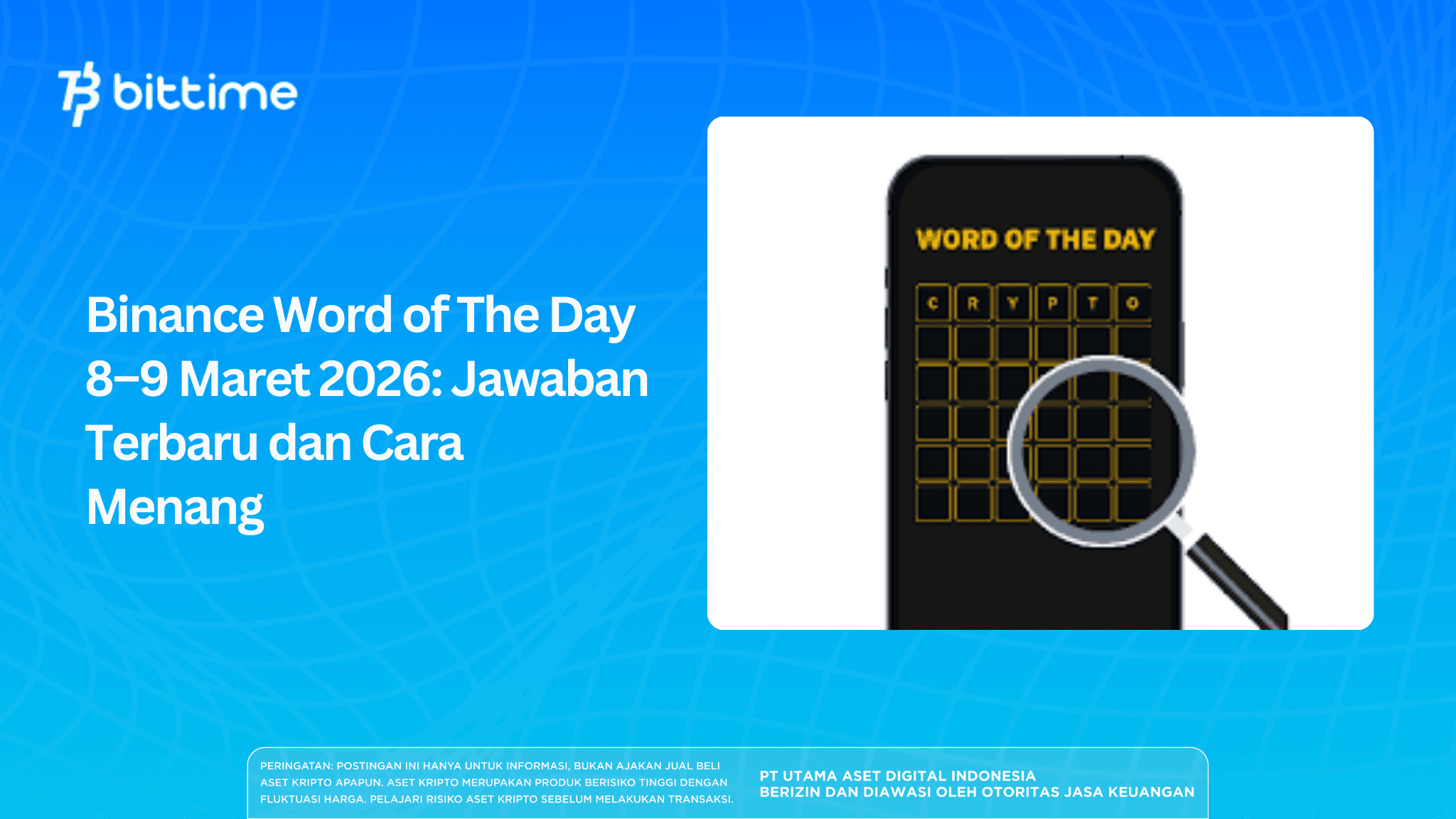 Binance Word of The Day 8–9 Maret 2026: Jawaban Terbaru dan Cara Menang
