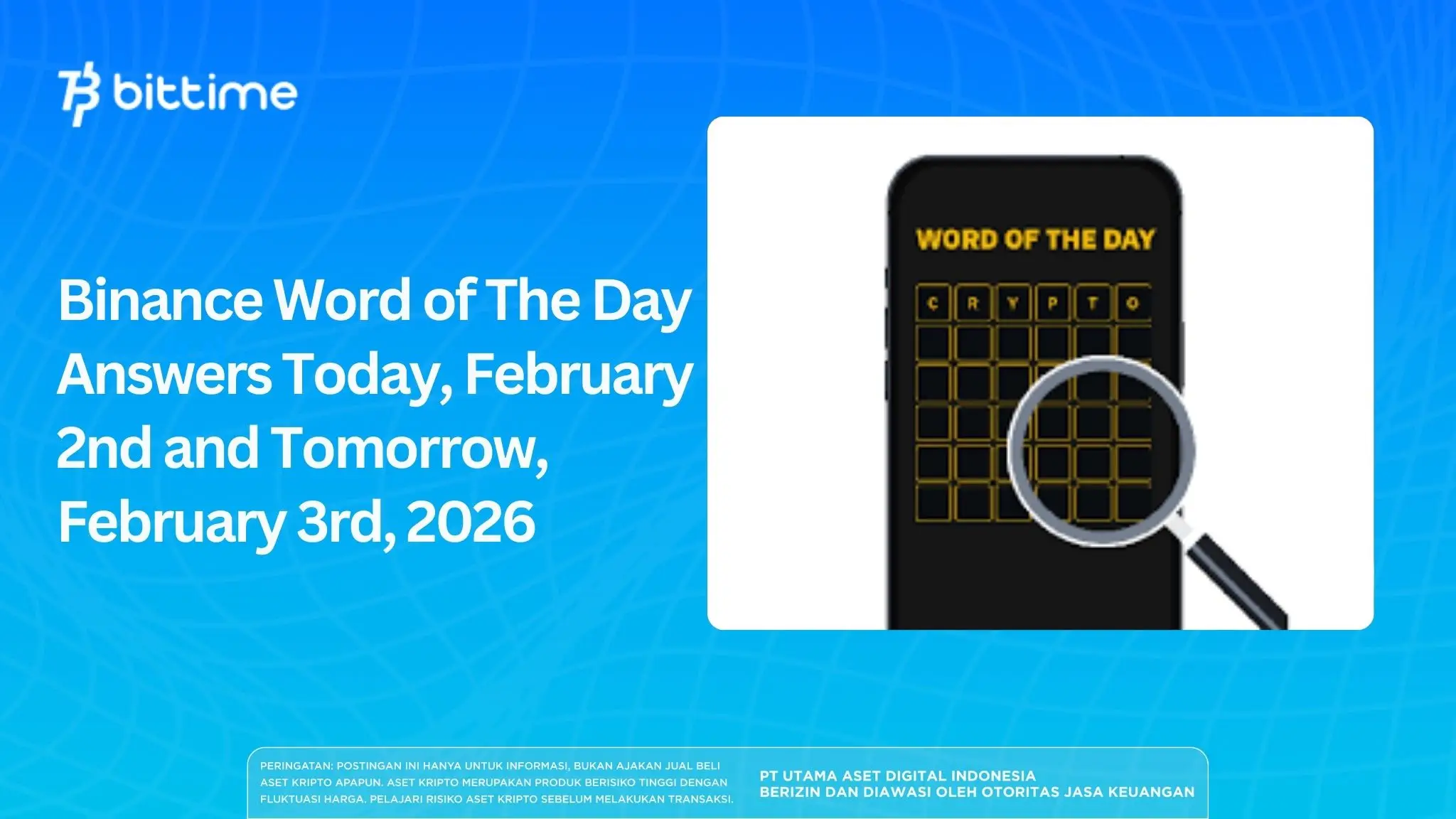Binance Word of The Day Answers Today, February 2nd and Tomorrow, February 3rd, 2026