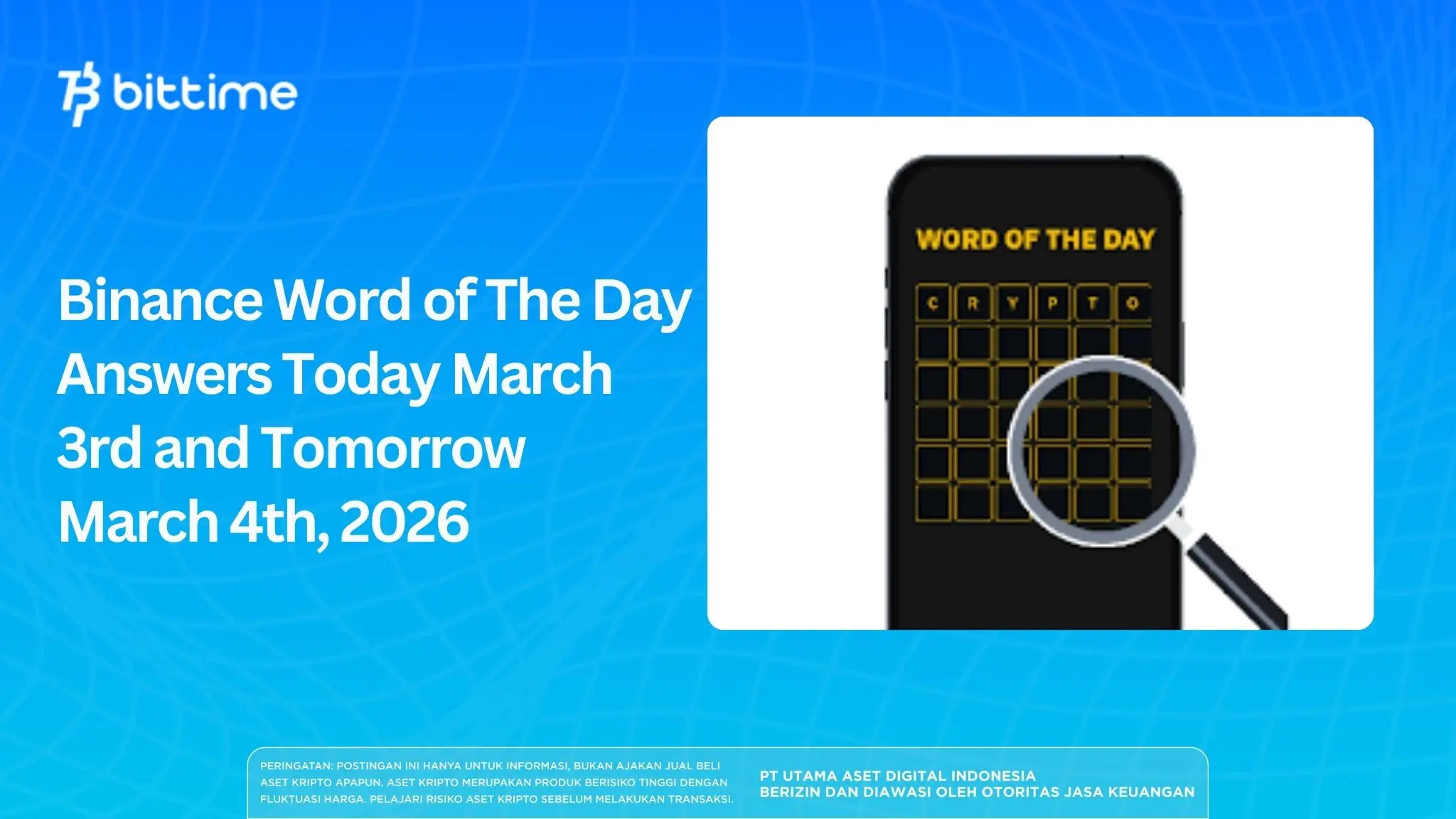 Binance Word of The Day Answers Today March 3rd and Tomorrow March 4th, 2026