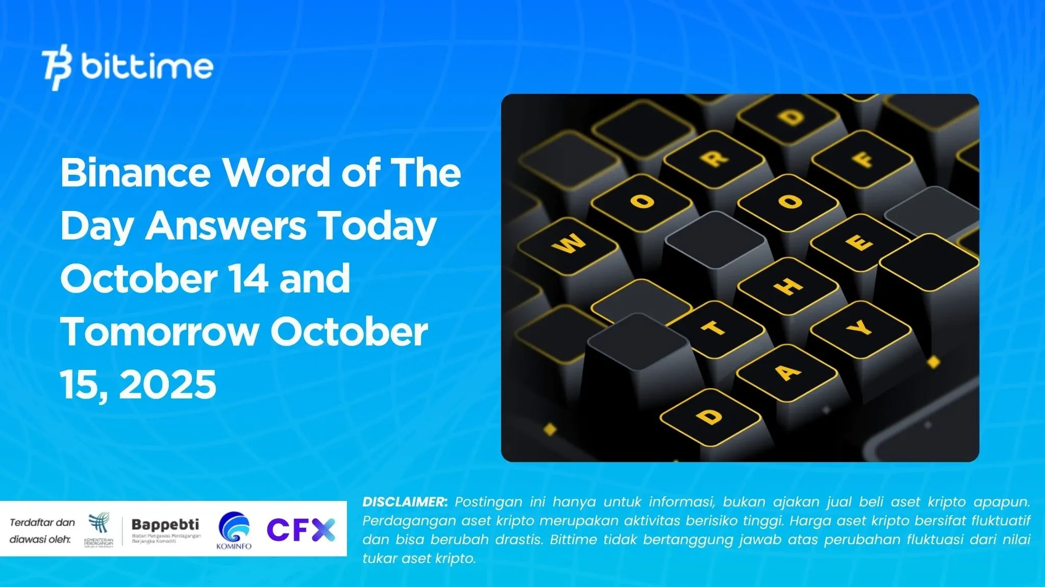 Binance Word of The Day Answers Today October 14 and Tomorrow October 15, 2025.webp