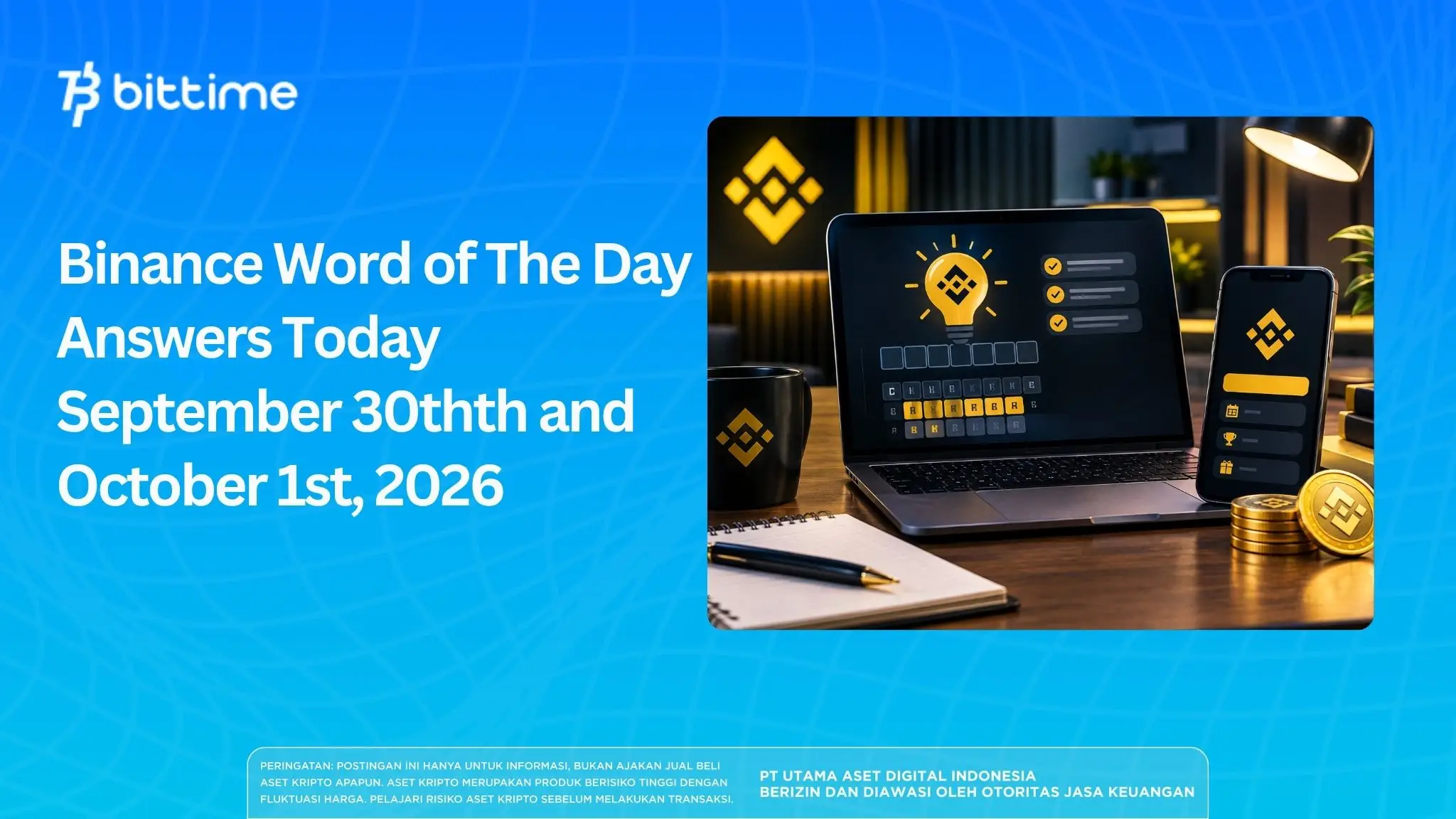 Binance Word of The Day Answers Today September 30th and October 1st, 2026