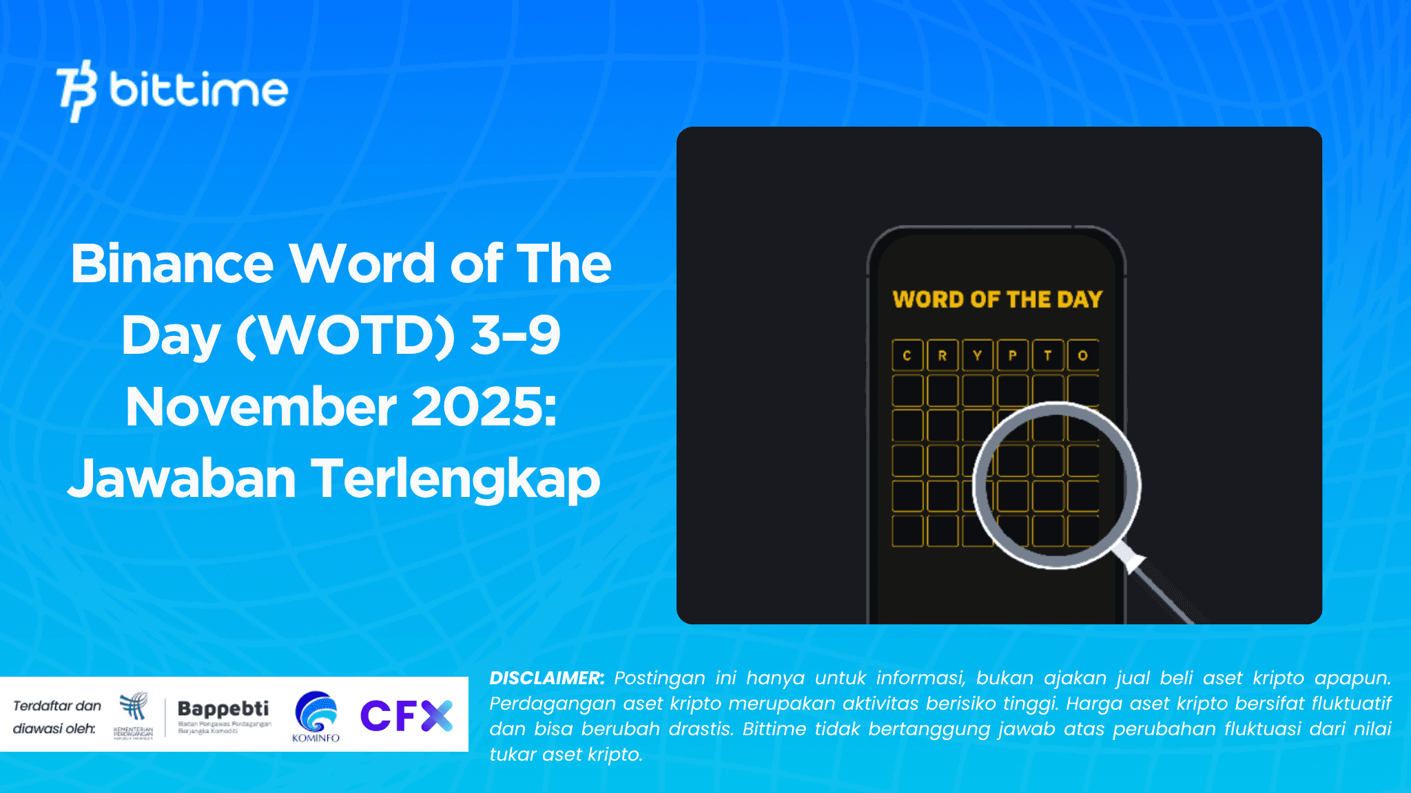 Binance Word of The Day 3–9 November 2025: Tema Minggu Ini “Stablecoins”, Berikut Jawaban Lengkapnya