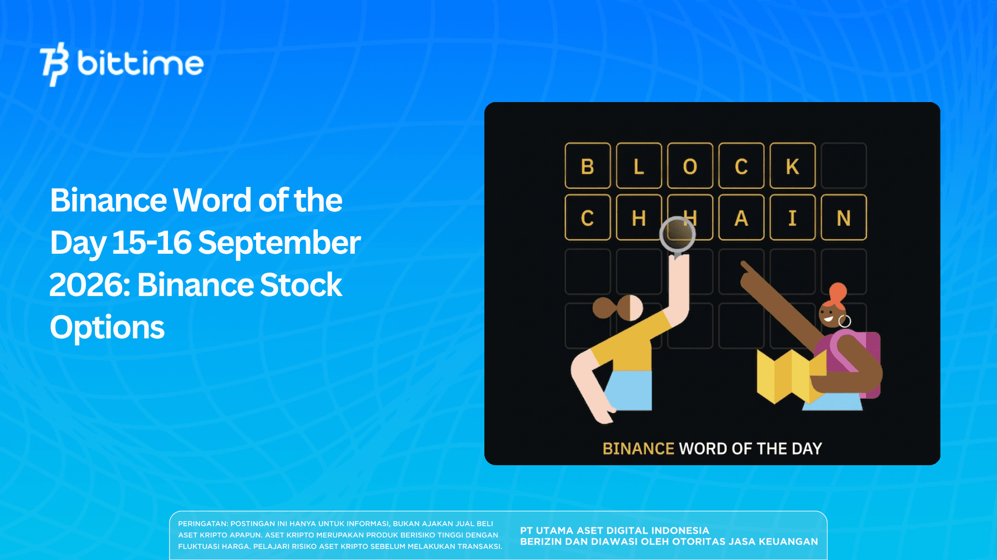Binance Word of the Day September 15–16, 2026: Binance Stock Options