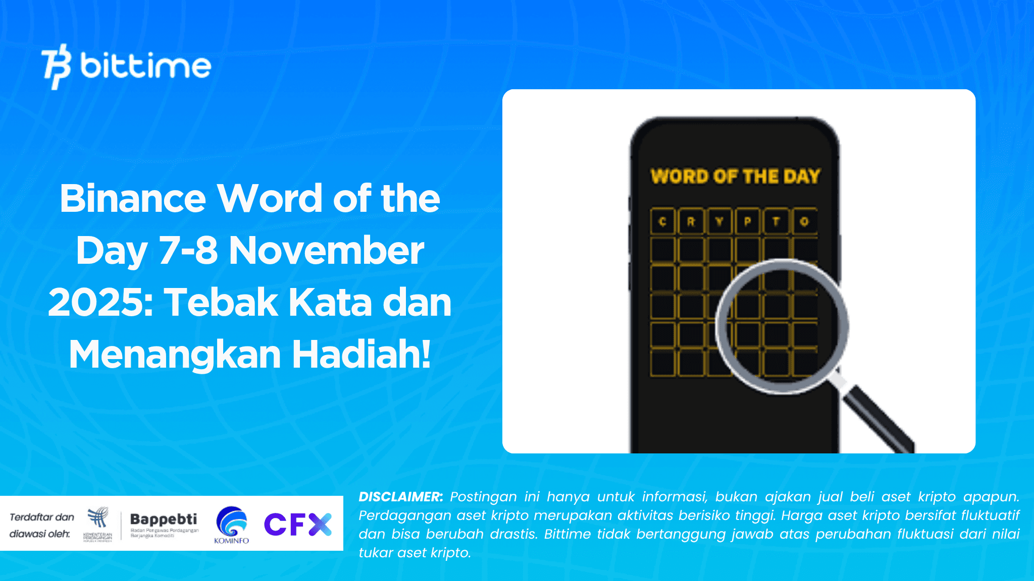 Binance Word of the Day November 7-8, 2025: Guess the Word and Win Prizes!