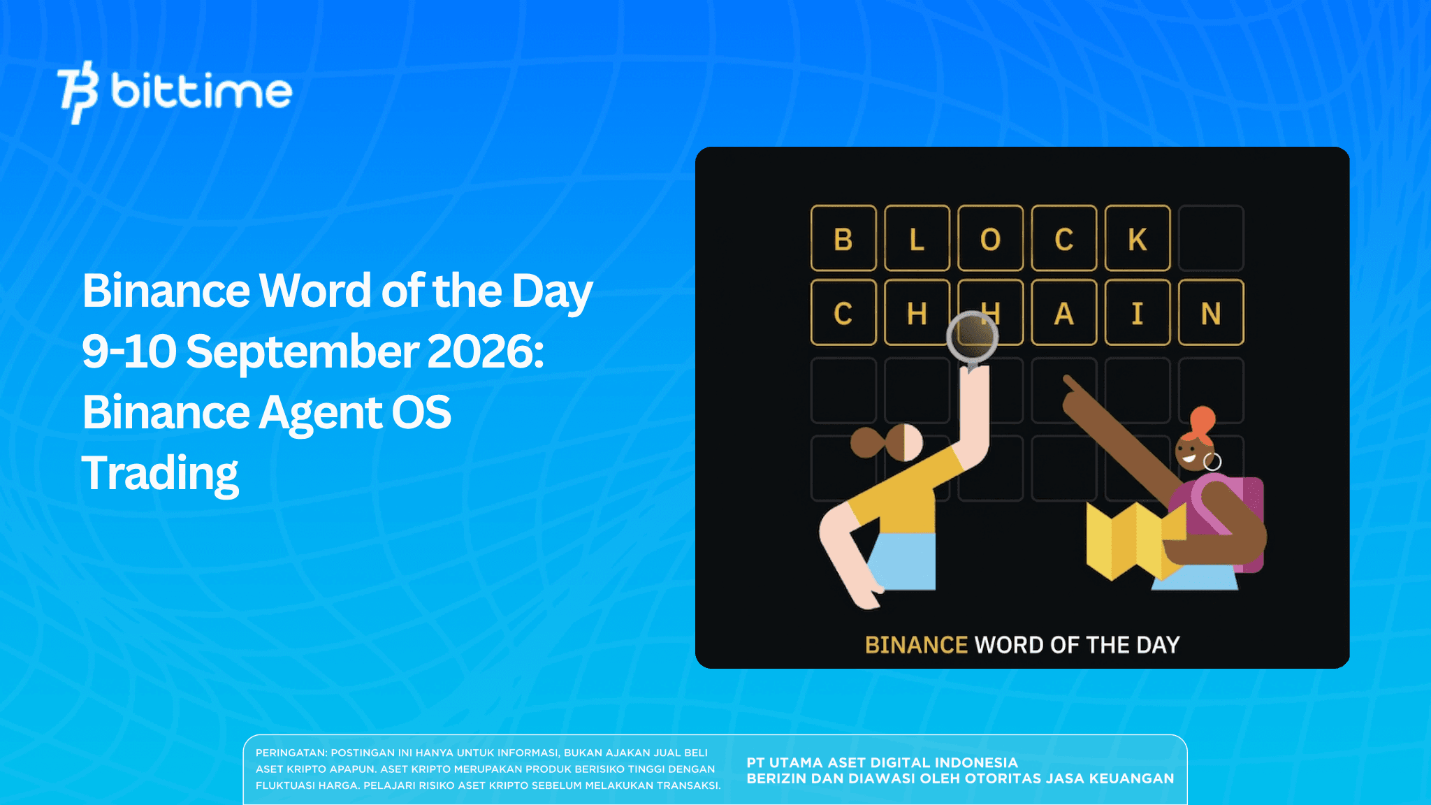 Binance Word of the Day September 9–10, 2026: Binance Agent OS Trading