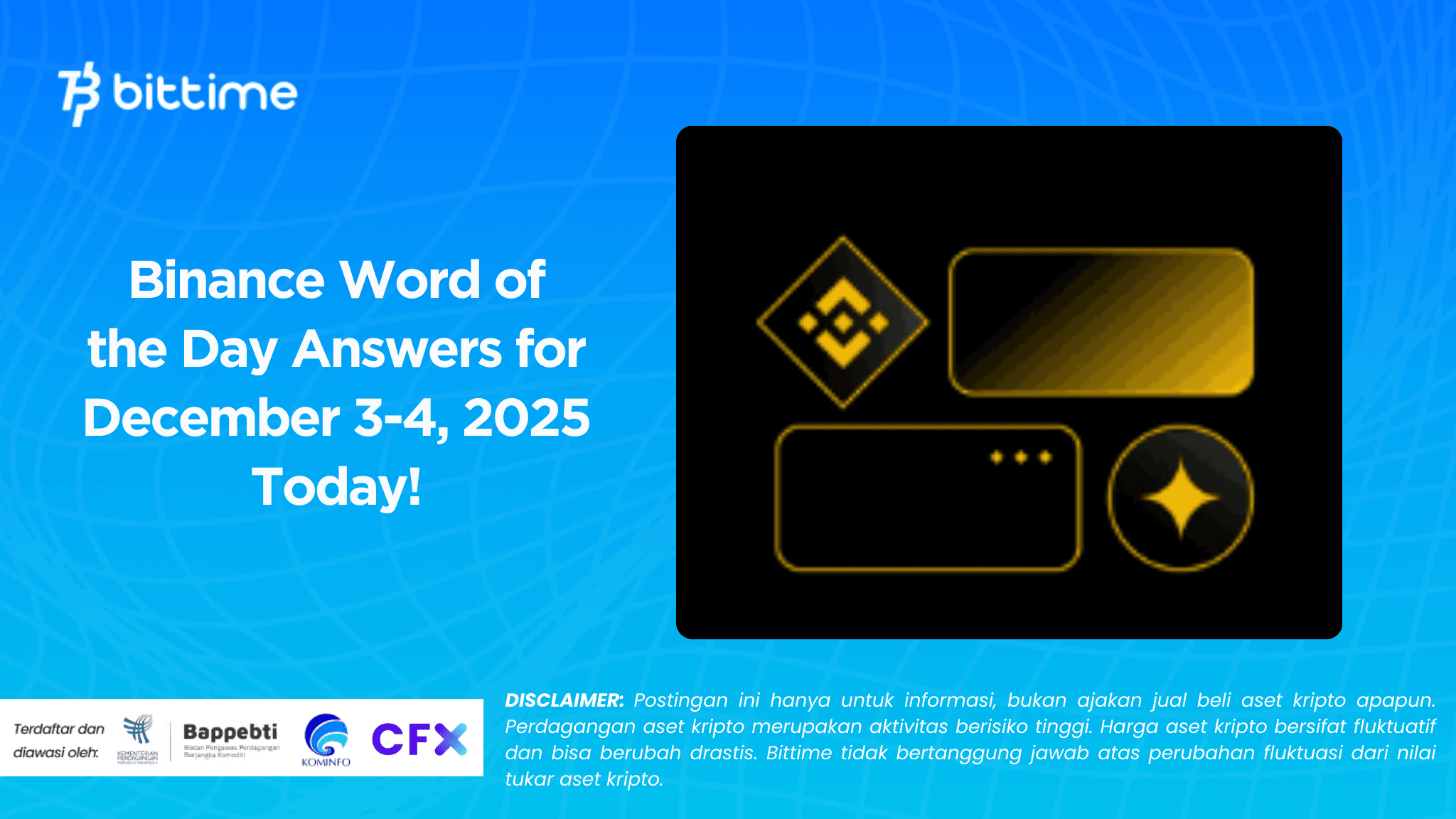 Binance Word of the Day Answers for December 3-4, 2025 Today!