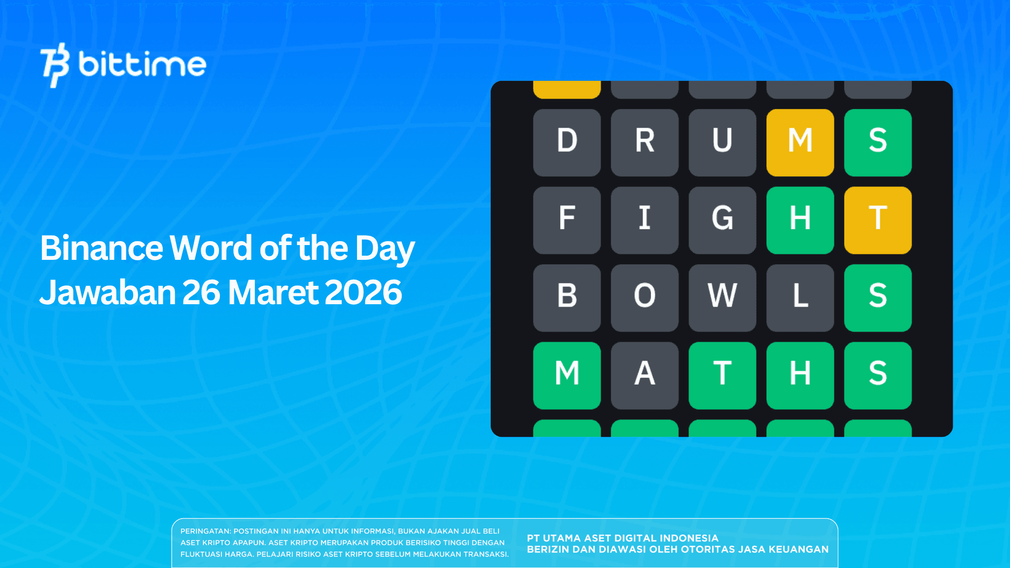 Binance Word of the Day Jawaban 26 Maret 2026