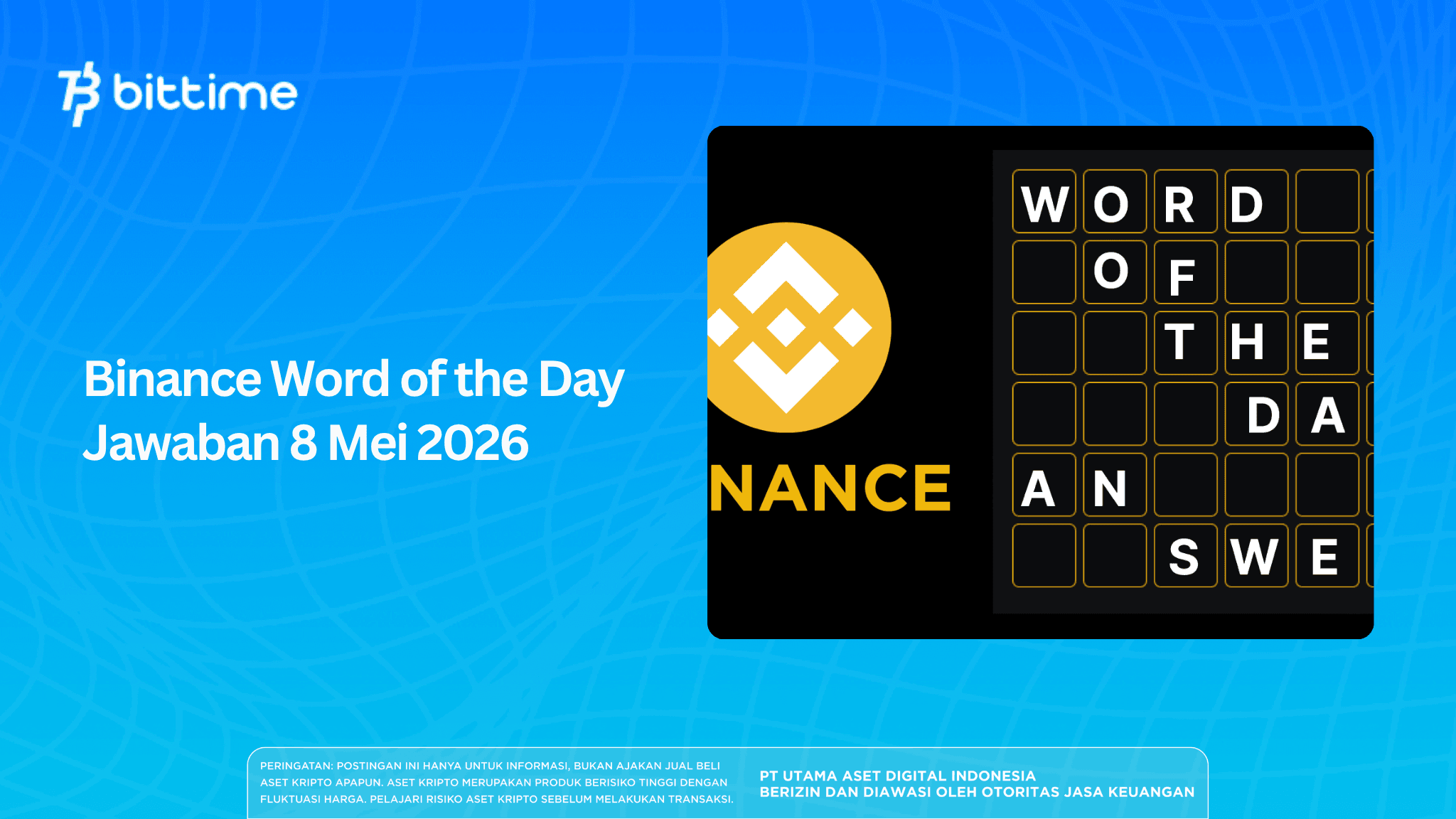 Binance Word of the Day Answers May 8, 2026