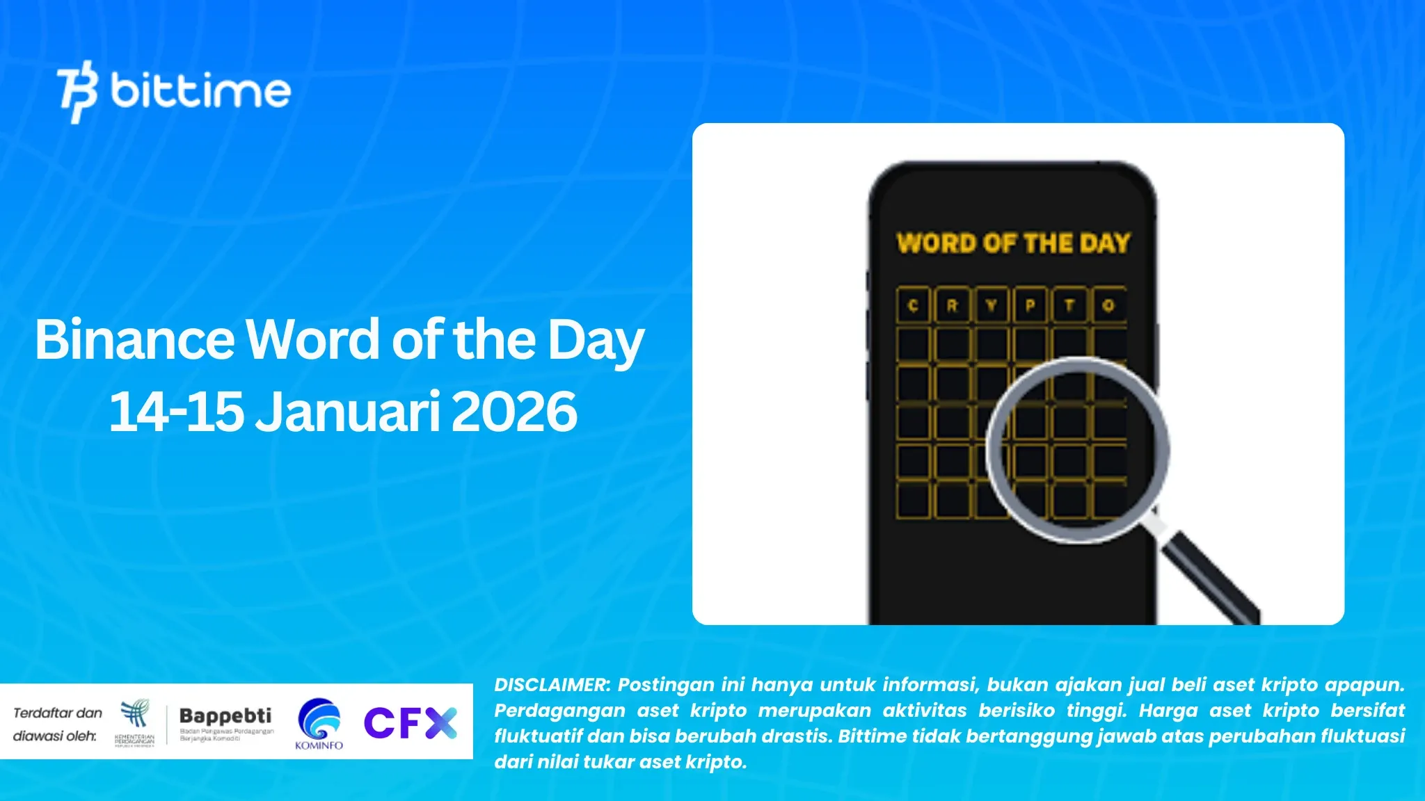 Binance Word of the Day (WOTD) January 14-15, 2026, Check Now