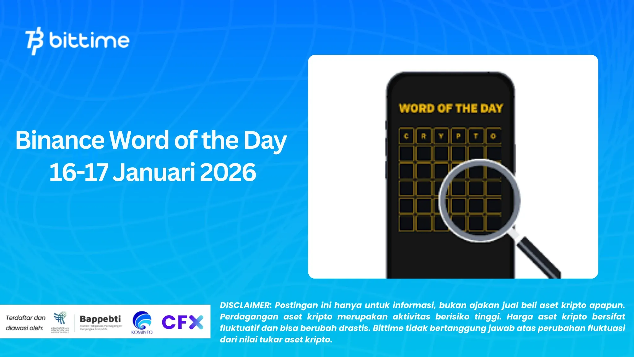 Binance Word of the Day (WOTD) 16-17 Januari 2026