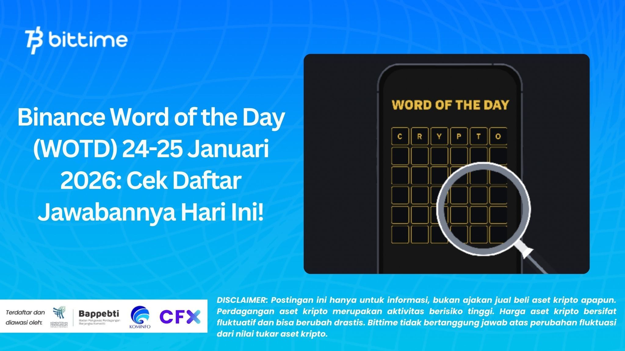 Binance Word of the Day (WOTD) January 24-25, 2026: Check Out the Answers Today!