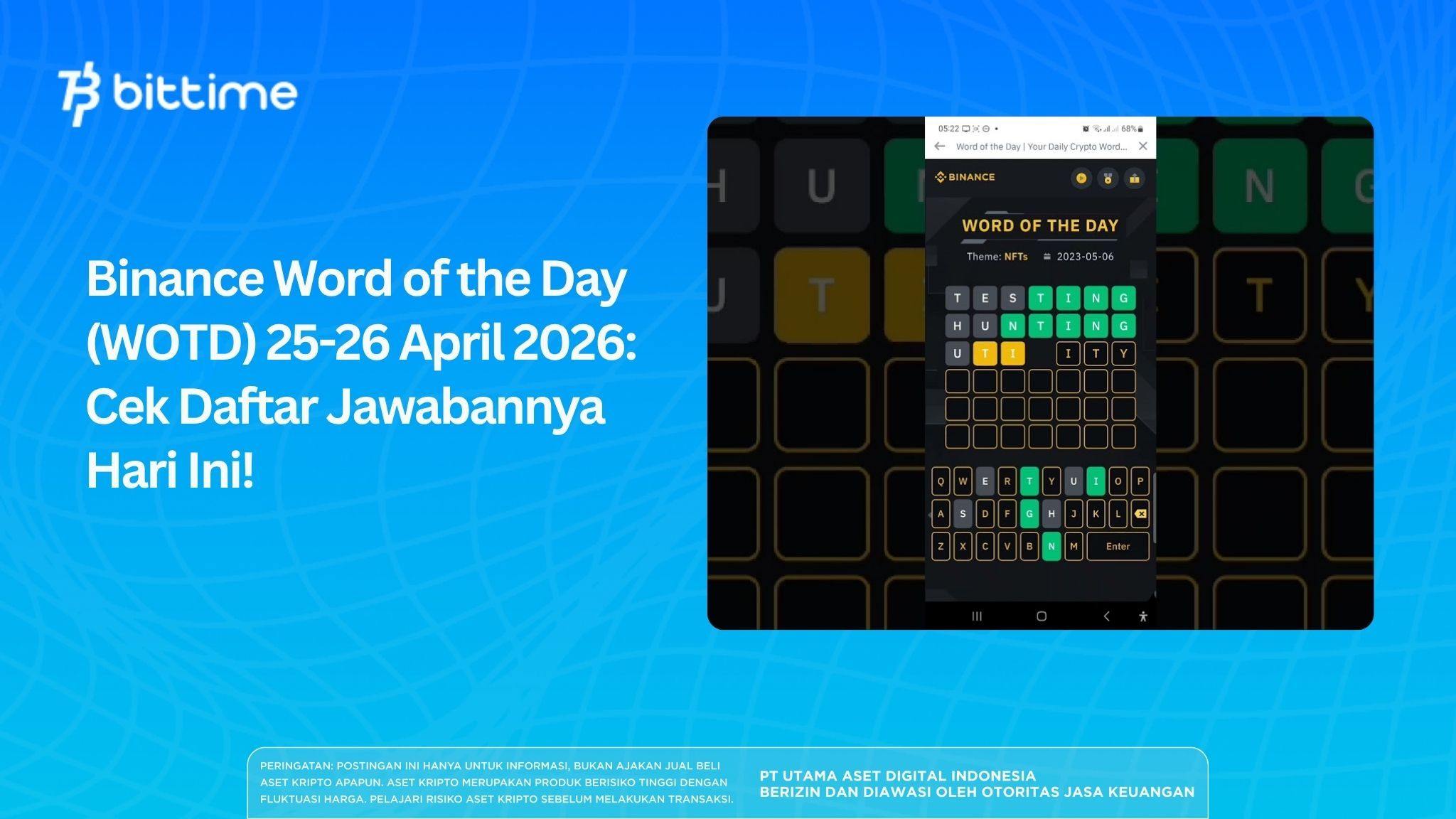 Binance Word of the Day (WOTD) April 25-26, 2026: Check Out the Answers Today!