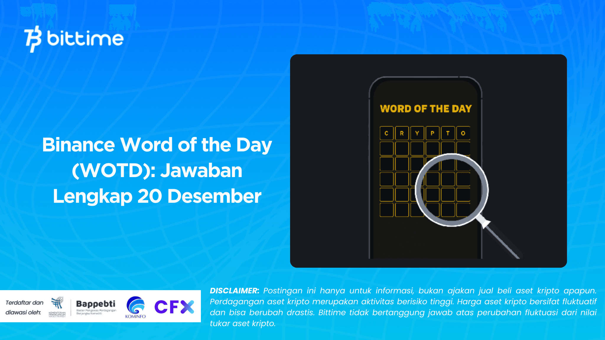 Binance Word of the Day (WOTD): Complete Answers for December 20th