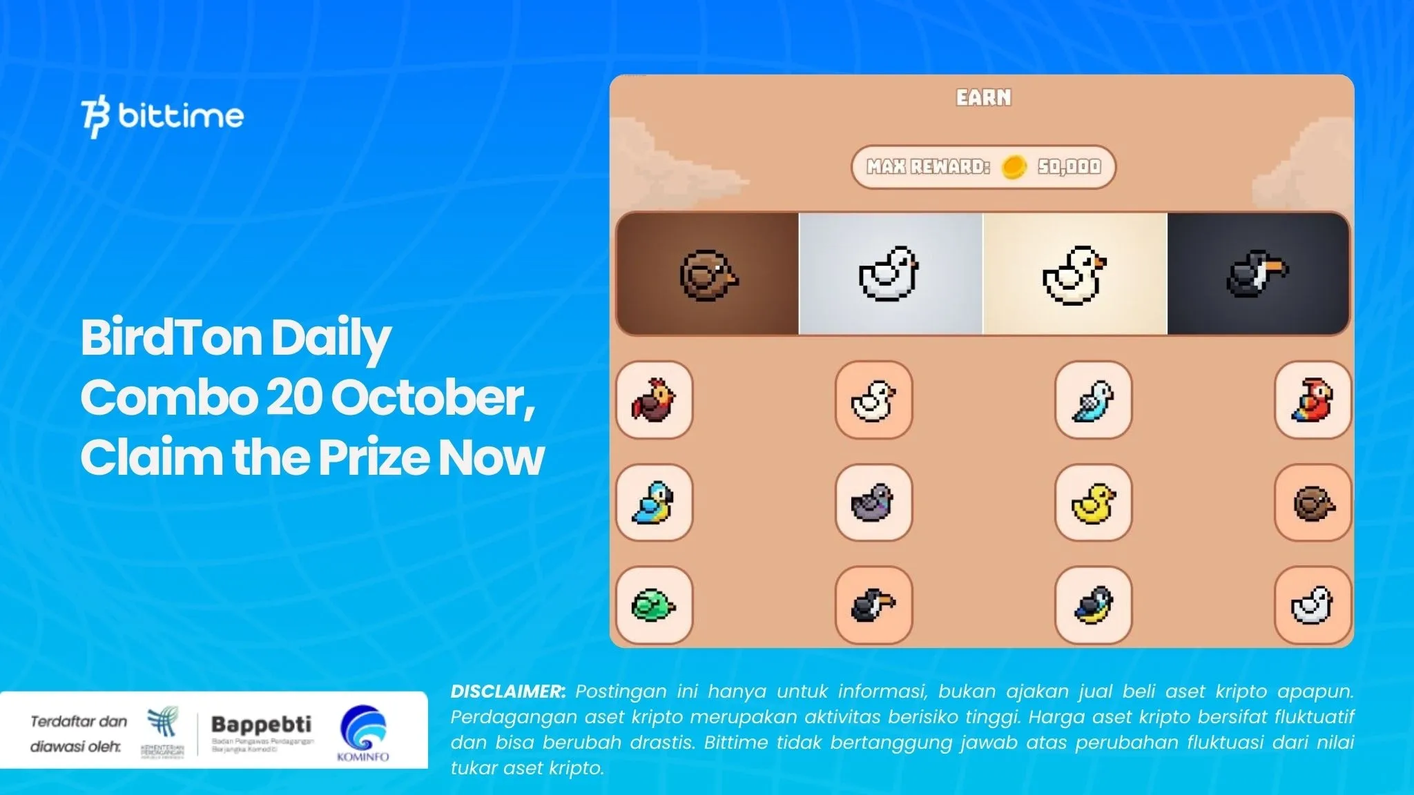 BirdTon Daily Combo 20 October, Claim the Prize Now.webp