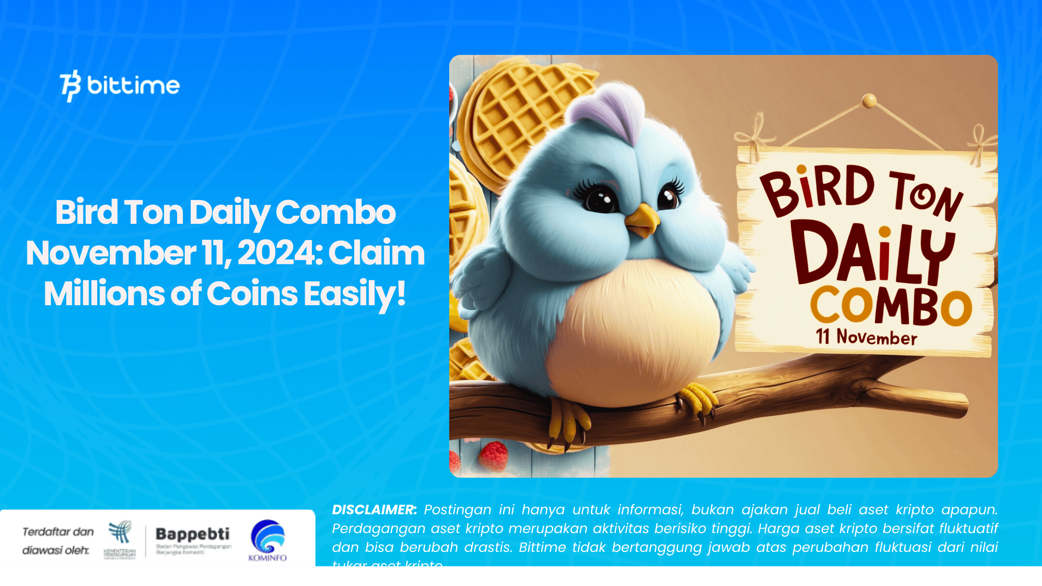 Bird Ton Daily Combo November 11, 2024: Claim Millions of Coins Easily!