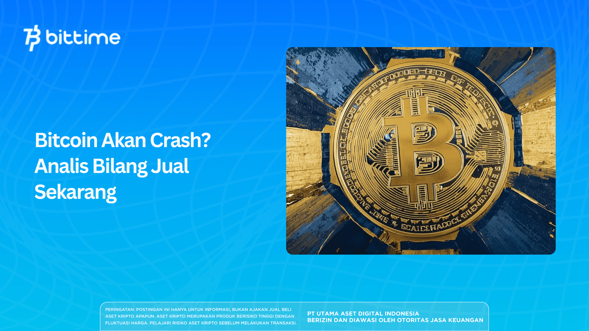 Bitcoin Will Crash? Analysts Say Sell Now