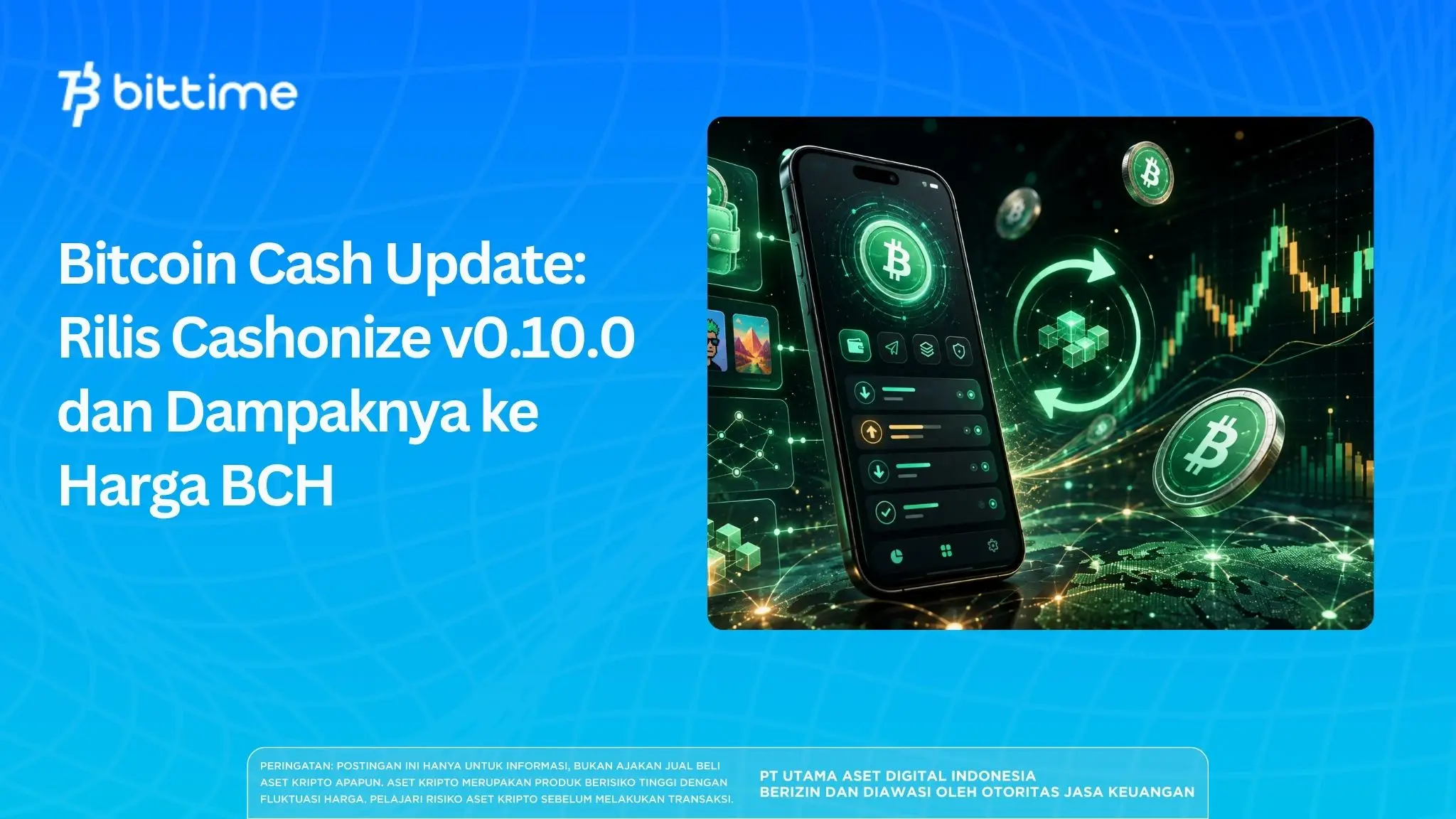Bitcoin Cash Update: Rilis Cashonize v0.10.0 dan Dampaknya ke Harga BCH