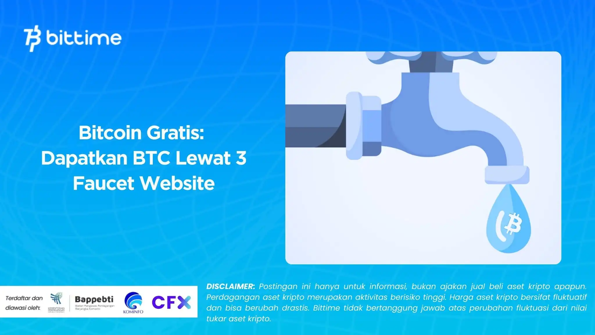 Bitcoin Gratis Dapatkan BTC Lewat 3 Faucet Website.webp