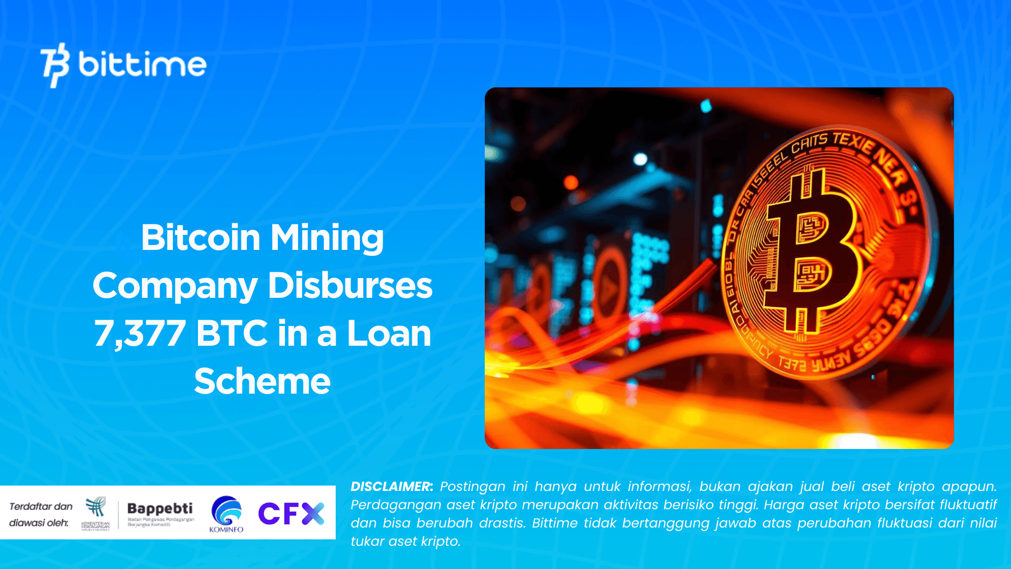 Bitcoin Mining Company Disburses 7,377 BTC in a Loan Scheme.png