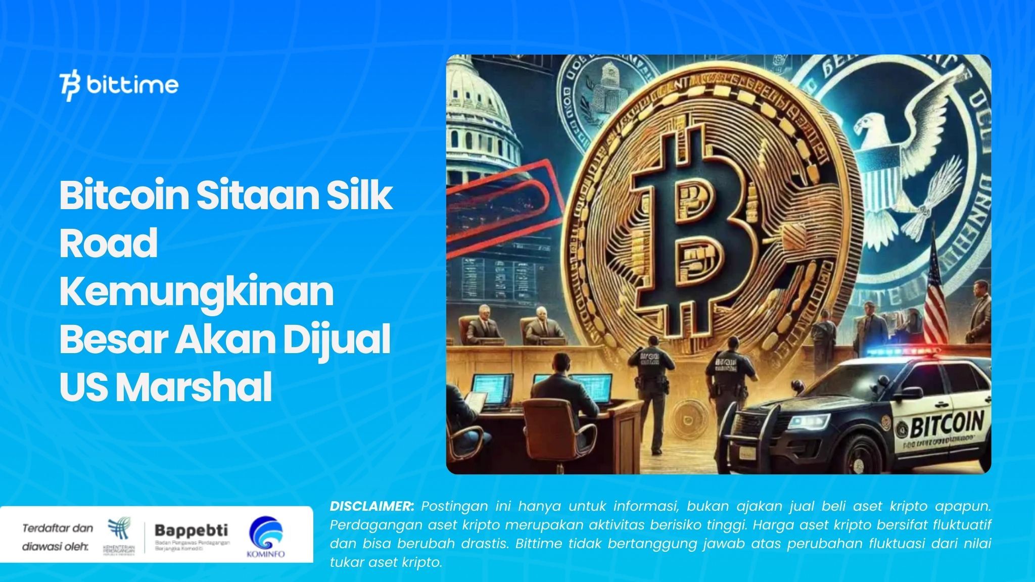 Bitcoin Sitaan Silk Road Kemungkinan Besar Akan Dijual