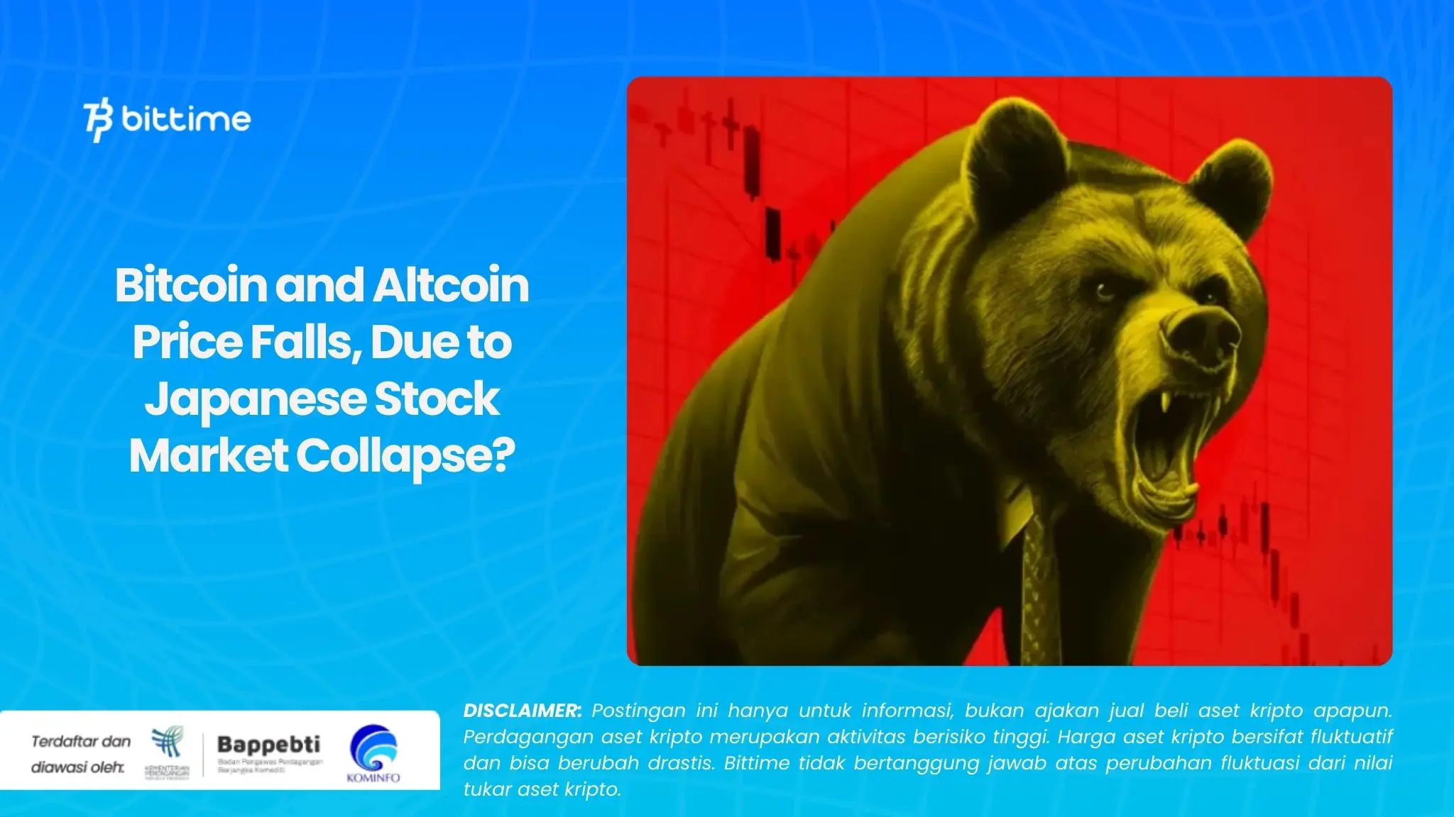 Bitcoin and Altcoin Price Falls, Due to Japanese Stock Market Collapse.webp
