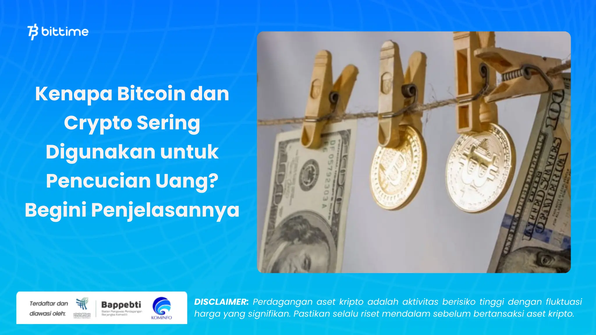 Bitcoin dan Crypto Sering Digunakan untuk Pencucian Uang - Bittime.webp