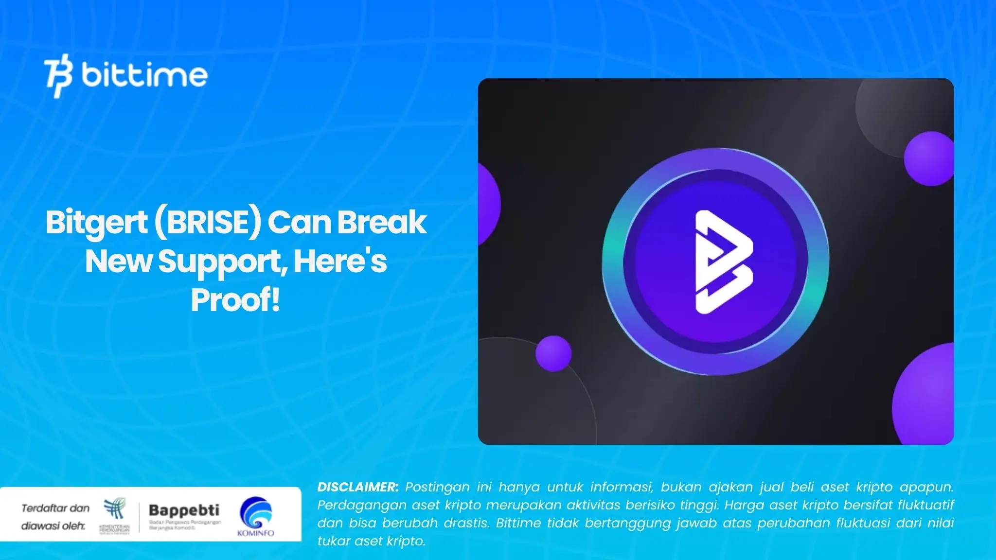 Bitgert (BRISE) Can Break New Support, Here's Proof!